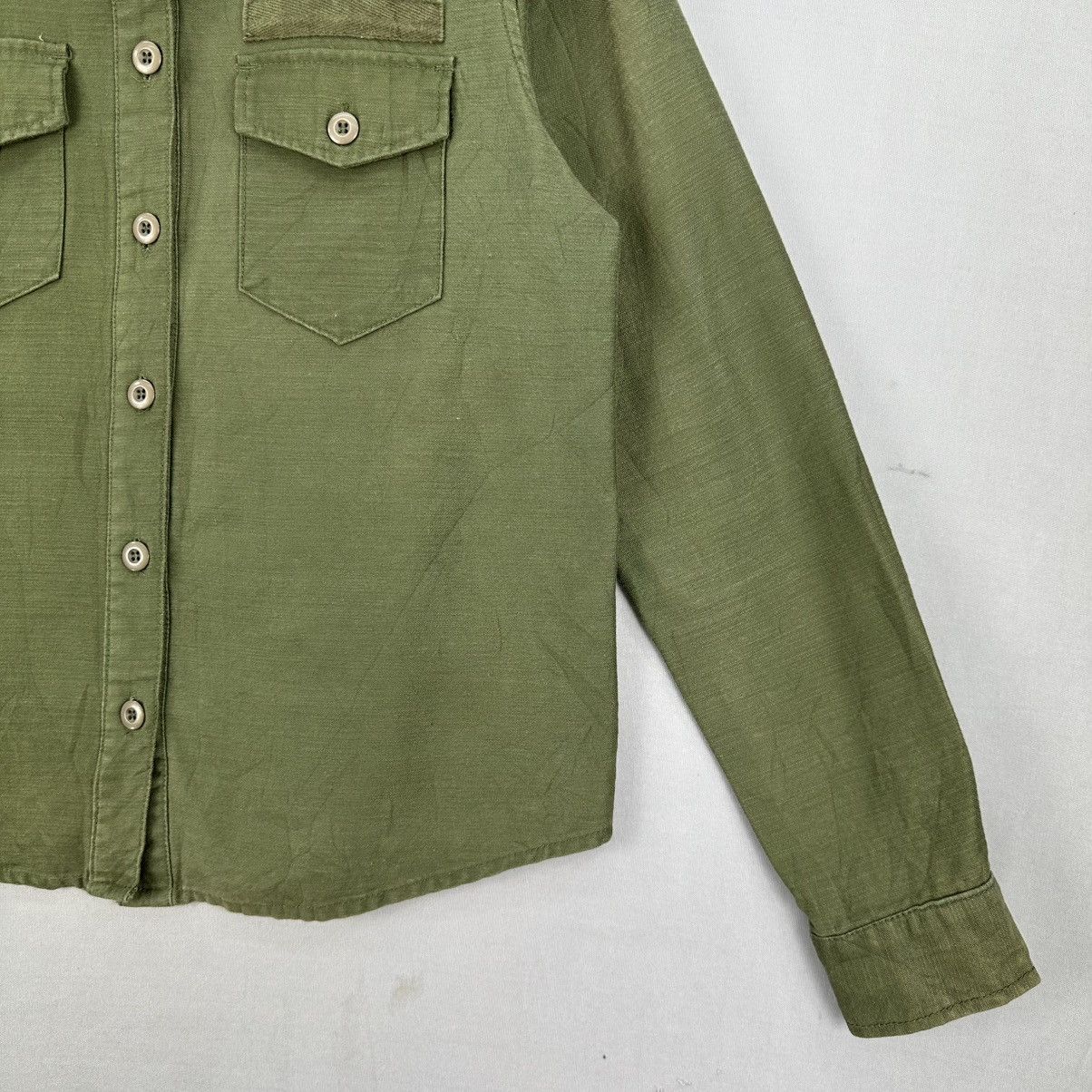 Japanese Brand Vintage OG Military Style Jacket Hoodie Cotton Sateen Size XS / US 0-2 / IT 36-38 - 3 Thumbnail