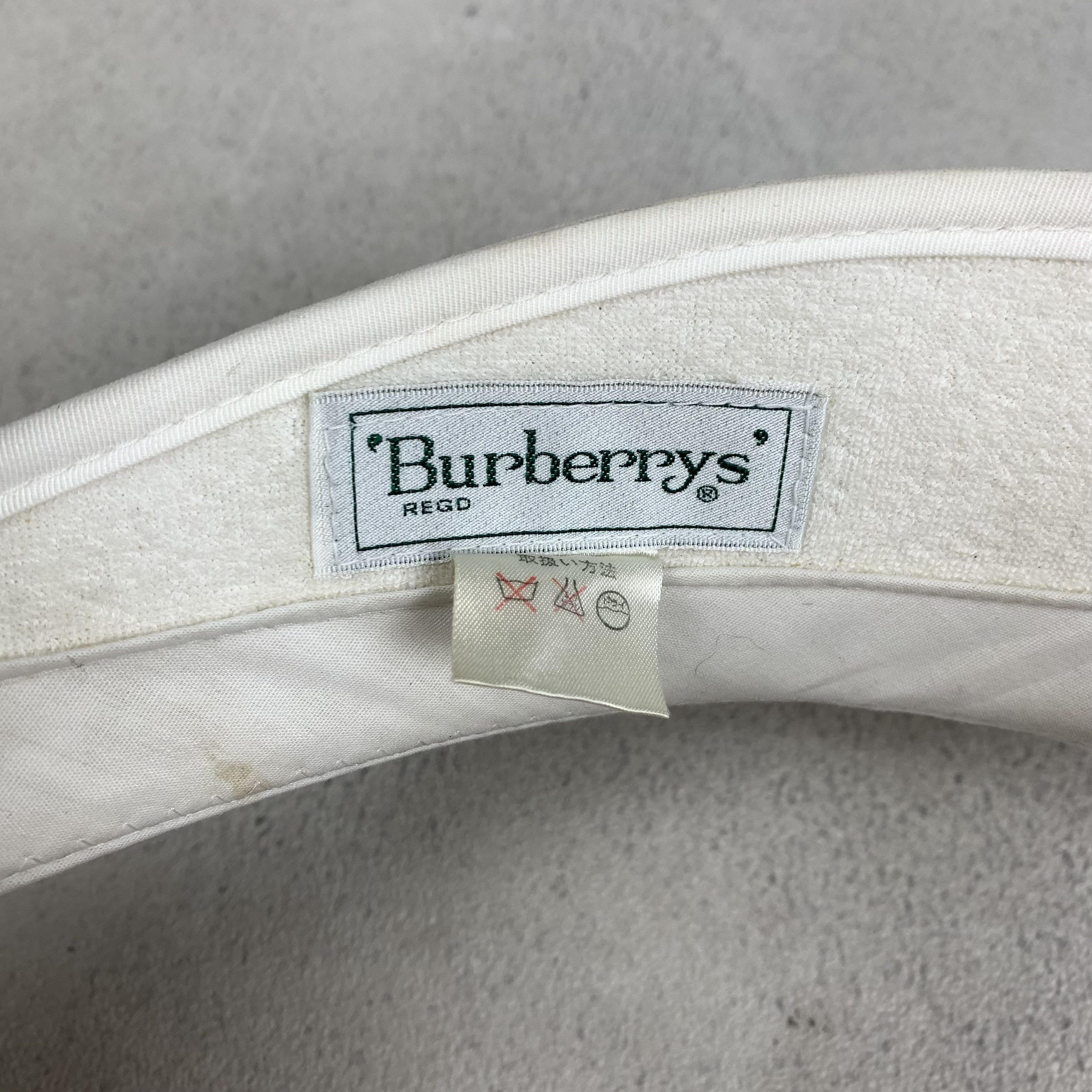 Burberry Vintage Burberrys Visor Hat Cap Size ONE SIZE - 5 Thumbnail