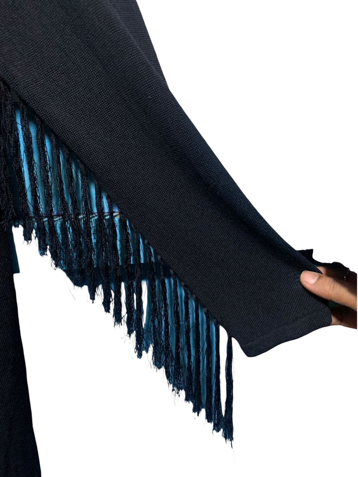 Sandro Sandro Paris fringed mesh viscose cardigan punk style Size US M / EU 48-50 / 2 - 6 Thumbnail