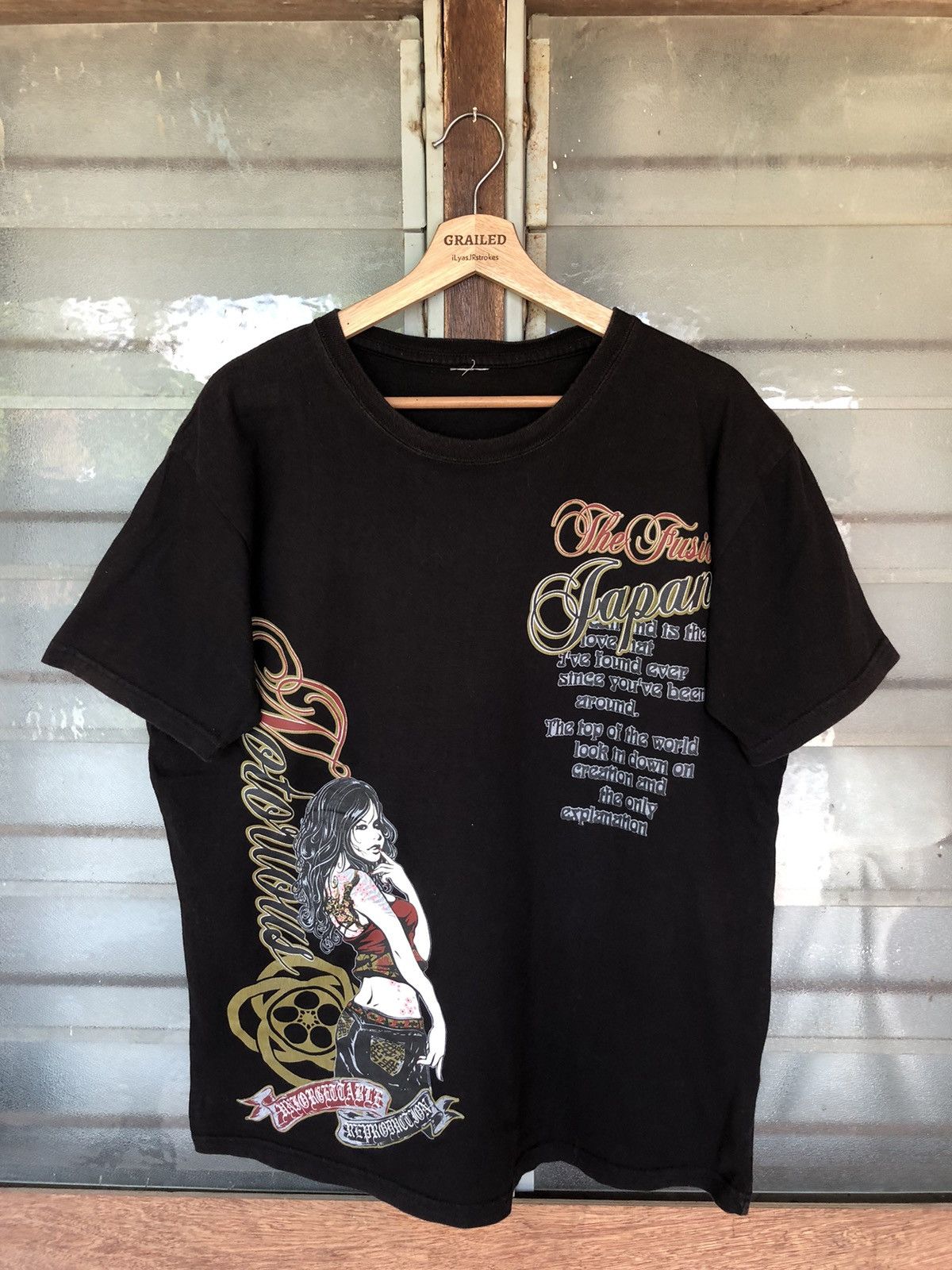 Bullet Noise Vintage Sukajan The Fusion Japan Style Shirt Tee Size US L / EU 52-54 / 3 - 2 Thumbnail