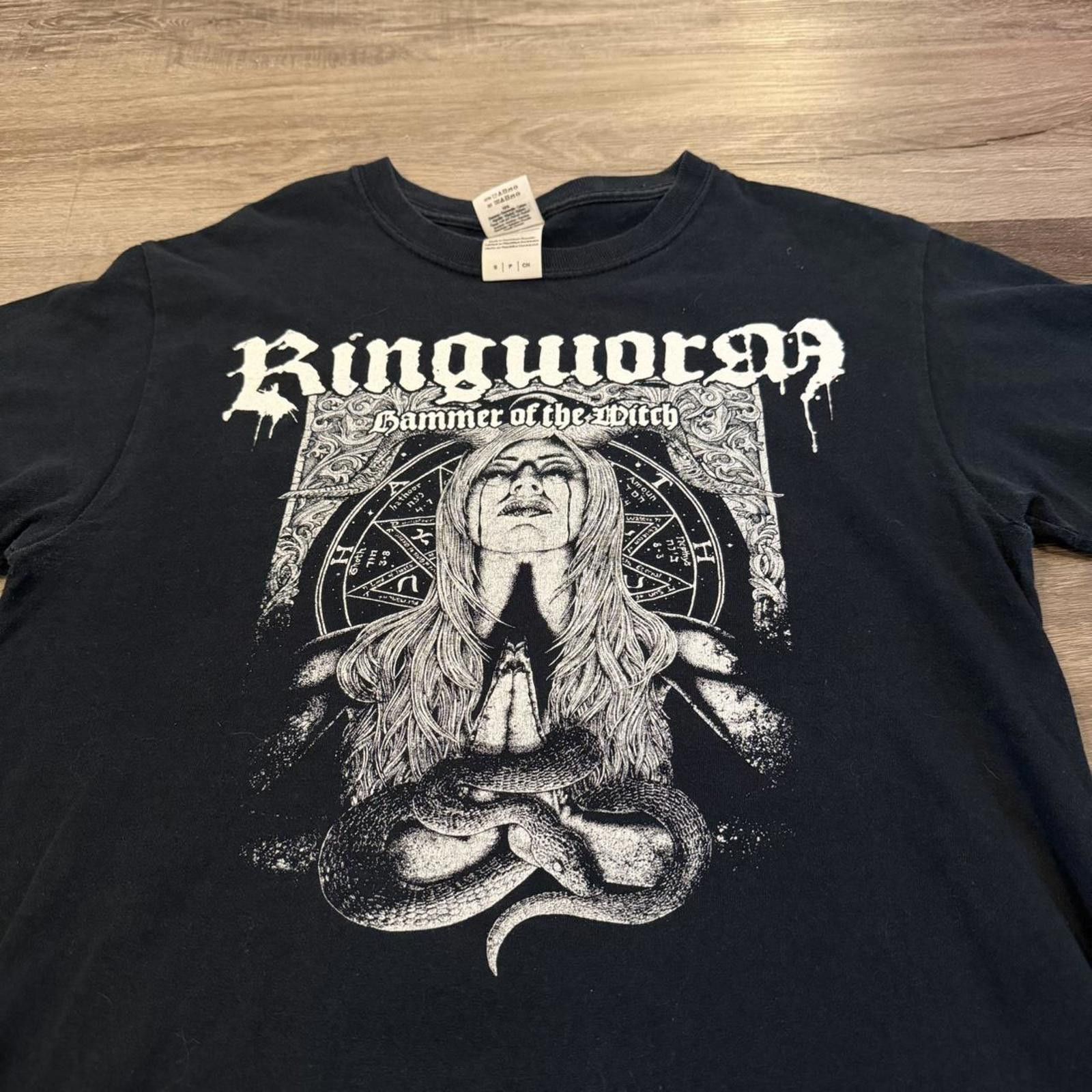 Gildan ringworm hammer of the witch t shirt 2014 Small Size US S / EU 44-46 / 1 - 2 Thumbnail