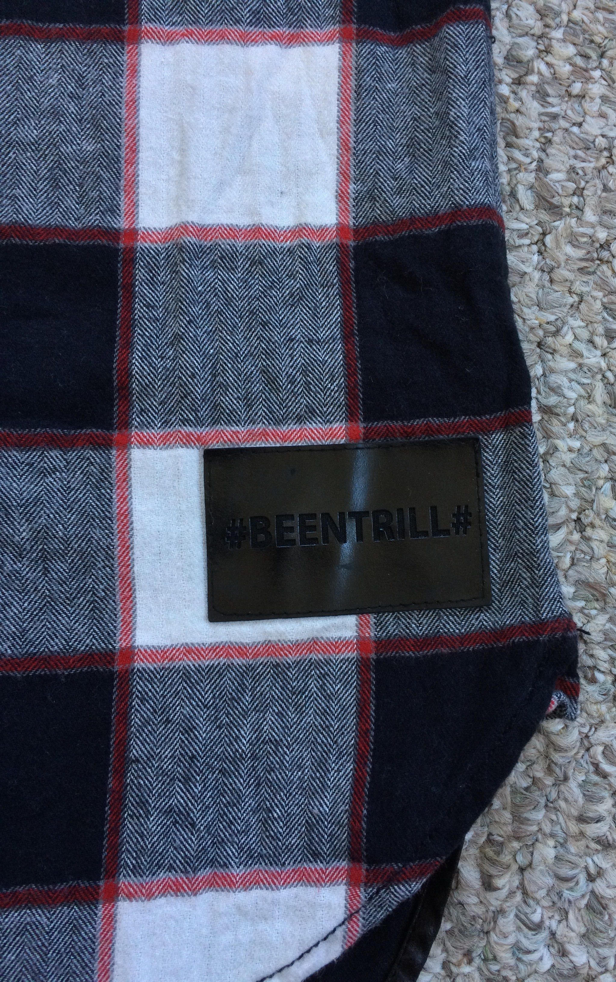 Been Trill OG Been Trill Reconstructed Long Logo Flannel Size US M / EU 48-50 / 2 - 5 Thumbnail