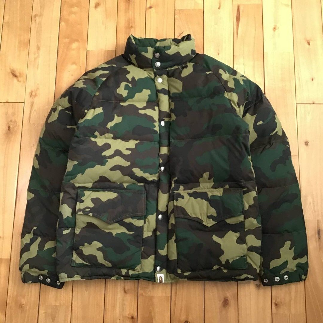 Bape × Nigo BAPE woodland camo Puffer down jacket a bathing ape NIGO Size US M / EU 48-50 / 2 - 1 Thumbnail