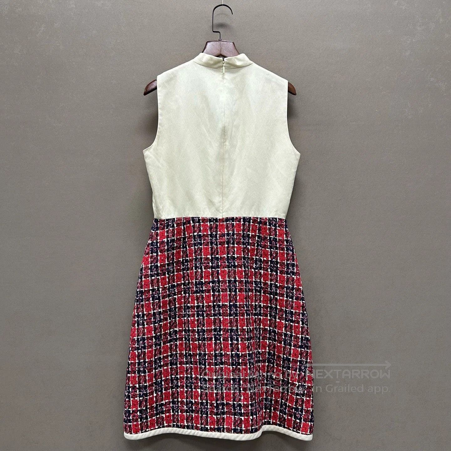 Gucci Gucci Sleeveless Checkered Bow Dress. Size S / US 4 / IT 40 - 2 Thumbnail