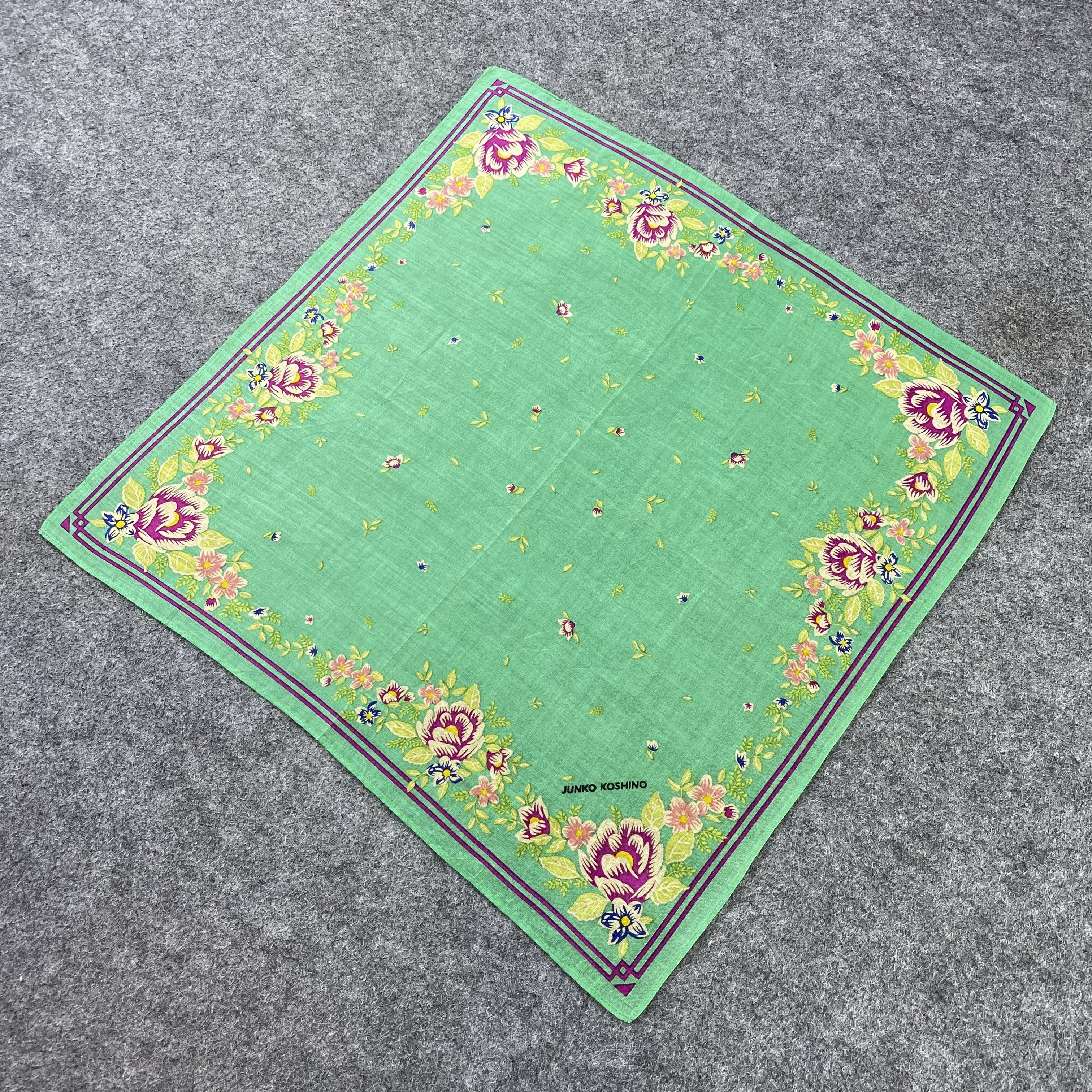 Japanese Brand Junko Koshino Handkerchief / Bandana / Neckerchief-B1214 Size ONE SIZE - 4 Thumbnail