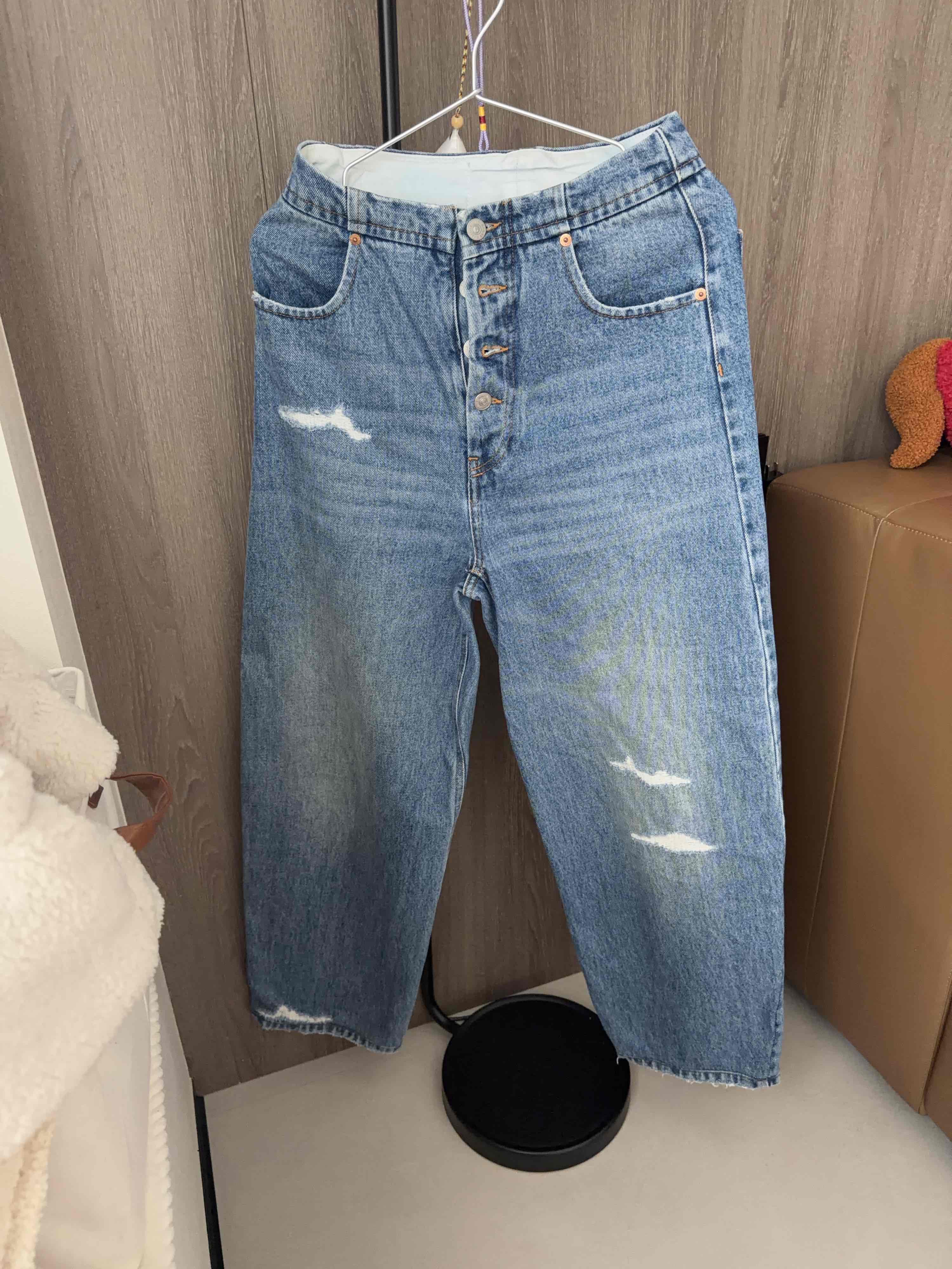 MM6 MM6 Maison Margiela Distressed Wash Jeans Size 26 Size 26" / US 2 / IT 38 - 1 Thumbnail