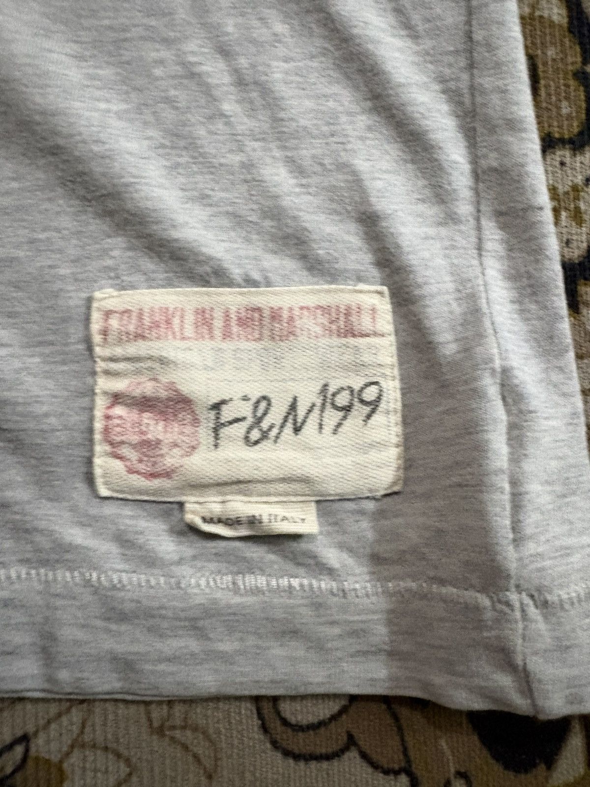Franklin & Marshall FRANKLIN & MARSALL Spellout Tee Size US M / EU 48-50 / 2 - 4 Thumbnail