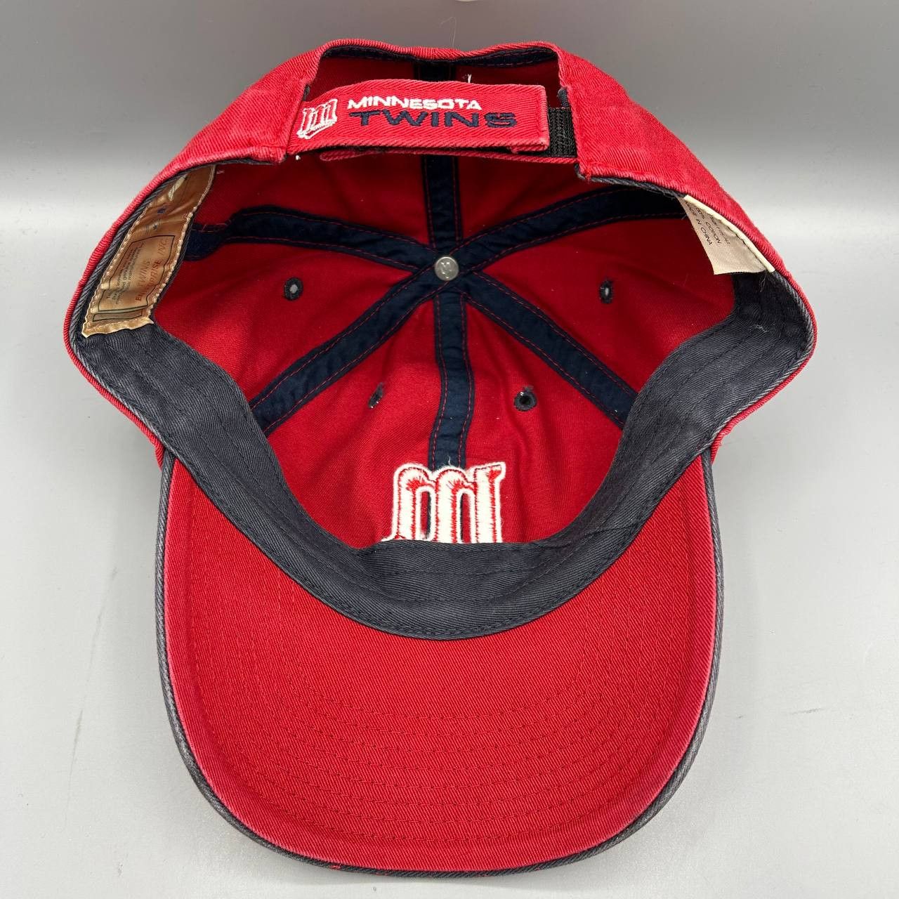 Twins Enterprise Inc. Vintage Minnesota Twins Hat Men MLB Strap Back Cap Cotton Size ONE SIZE - 2 Thumbnail