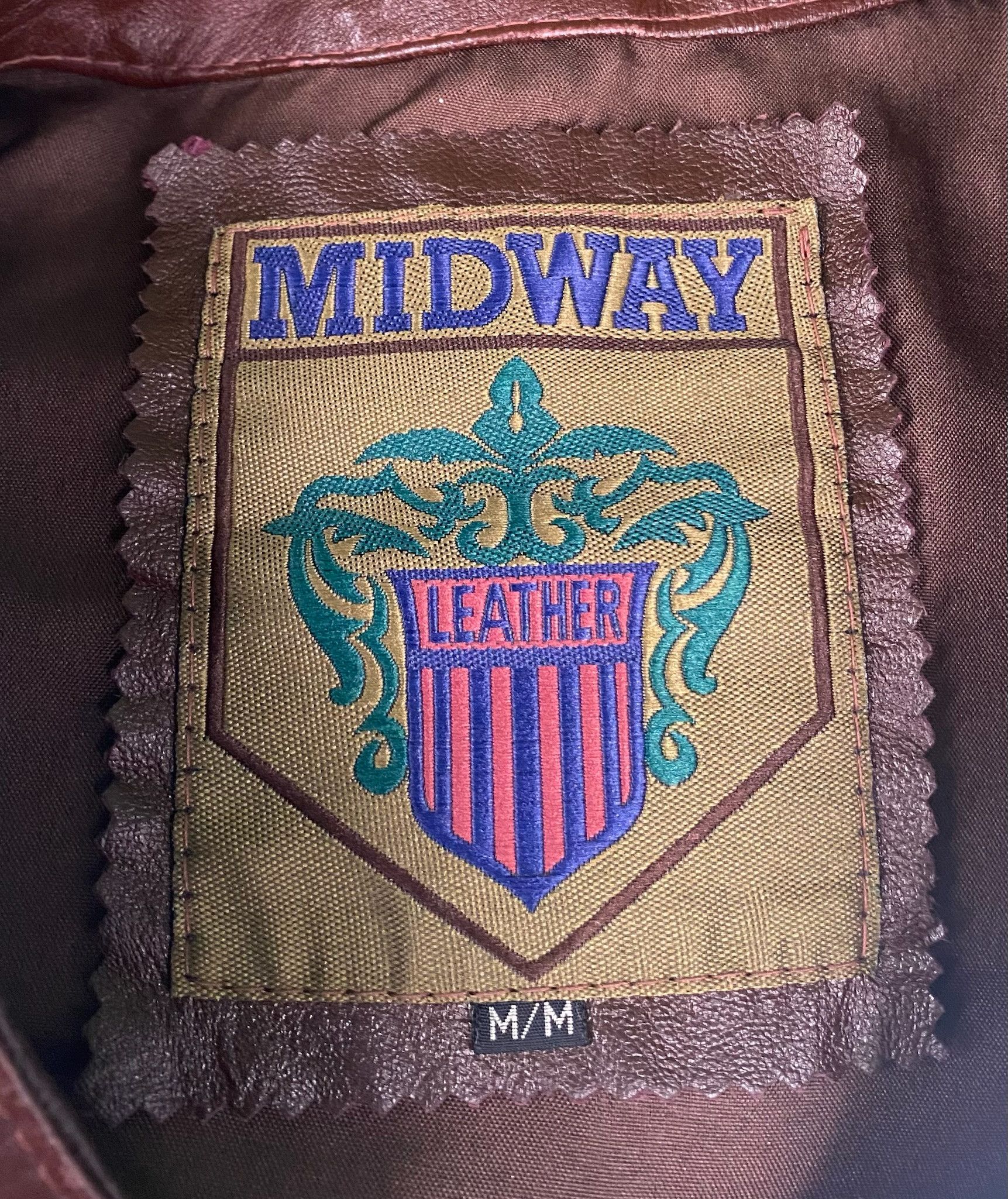 Other 80’s Midway Chocolate Brown Button Leather Vest Men’s Medium Size US M / EU 48-50 / 2 - 4 Thumbnail