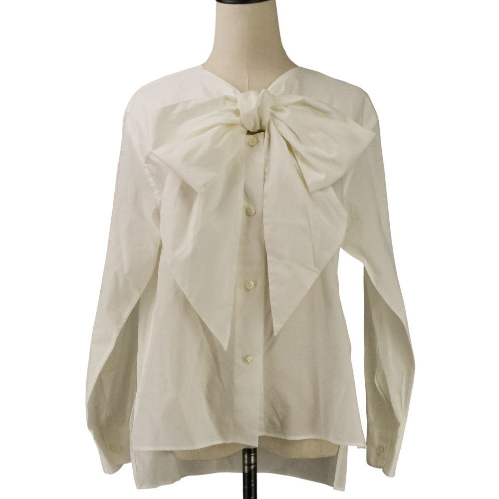 Margaret Howell Margaret Howell Margaret Howell Washed Cotton Tie Blouse Textile Tops DUTY FREE for USA Size ONE SIZE - 1 Thumbnail