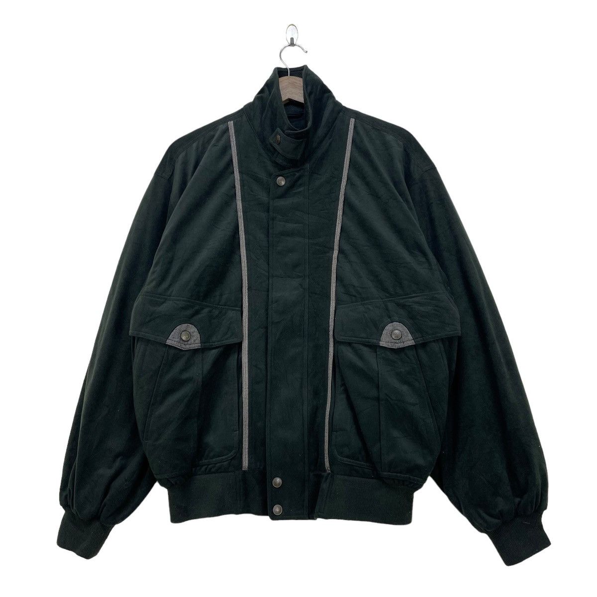 Japanese Brand × Vintage Japanese Brand Gent Pour Homme Bomber Jacket Size US M / EU 48-50 / 2 - 1 Thumbnail
