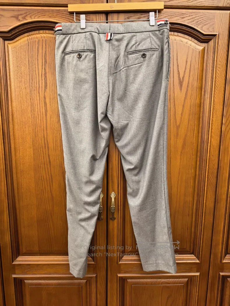 Thom Browne Thom Browne size 2 Gray woolen trousers Size US 39 - 2 Thumbnail
