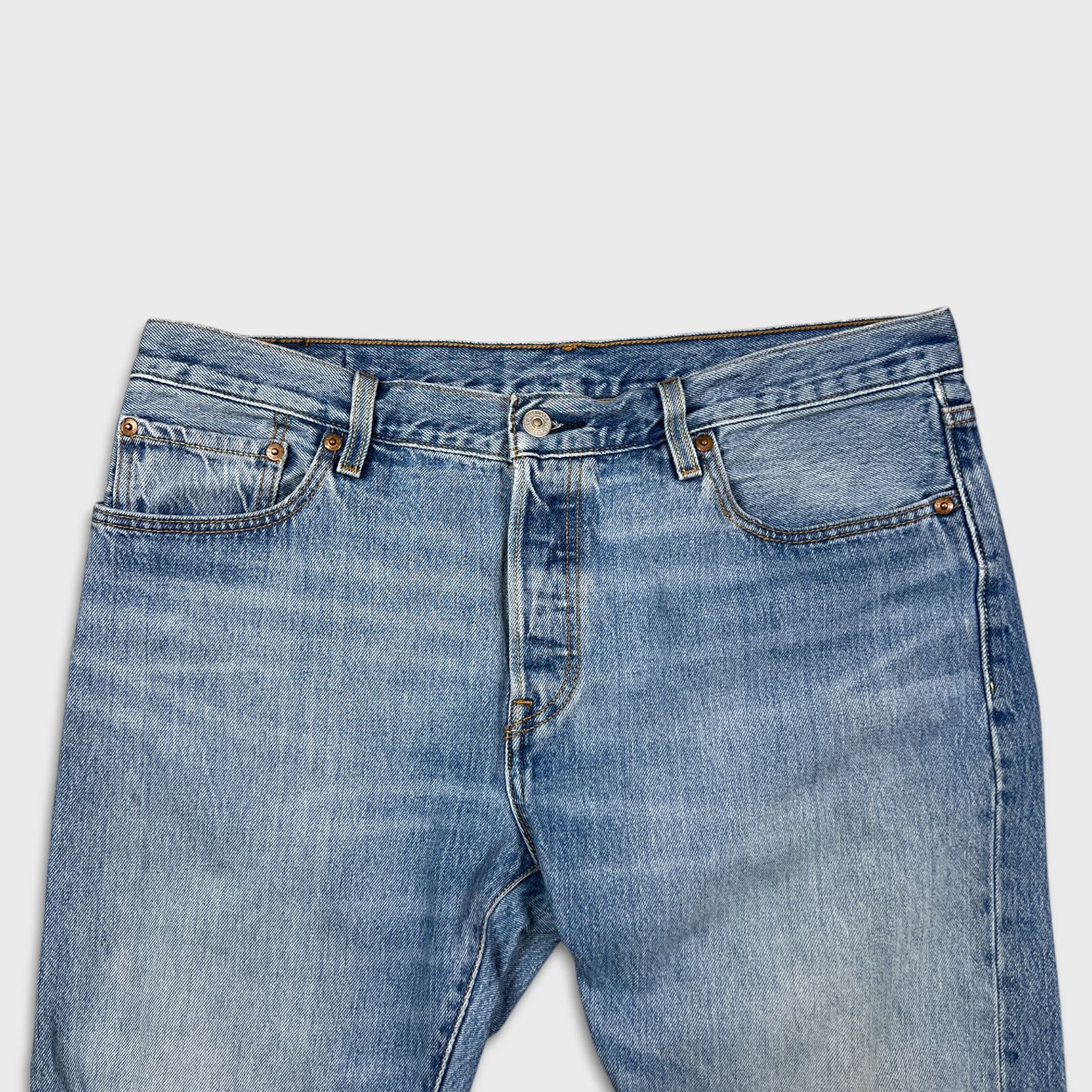 Levi's × Vintage Levi's 501 CT Jeans 36x28 Customized Taper Distressed Denim Size US 36 / EU 52 - 2 Thumbnail