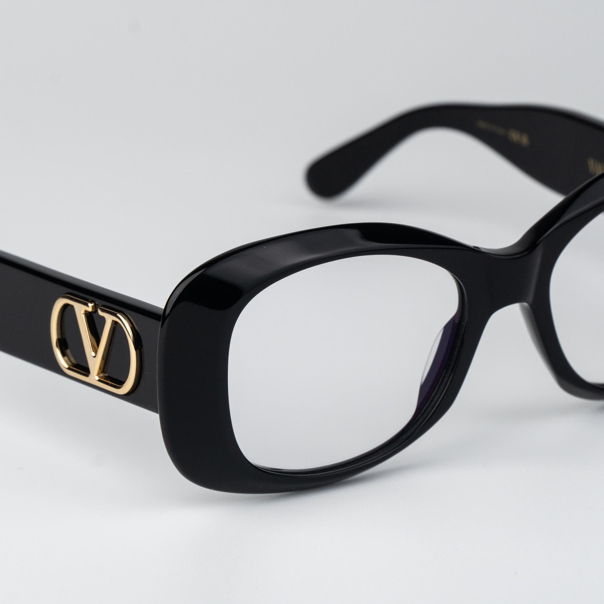 Valentino Valentino Women Eyeglasses Black Rectangle VLX-181 A Size ONE SIZE - 6 Thumbnail