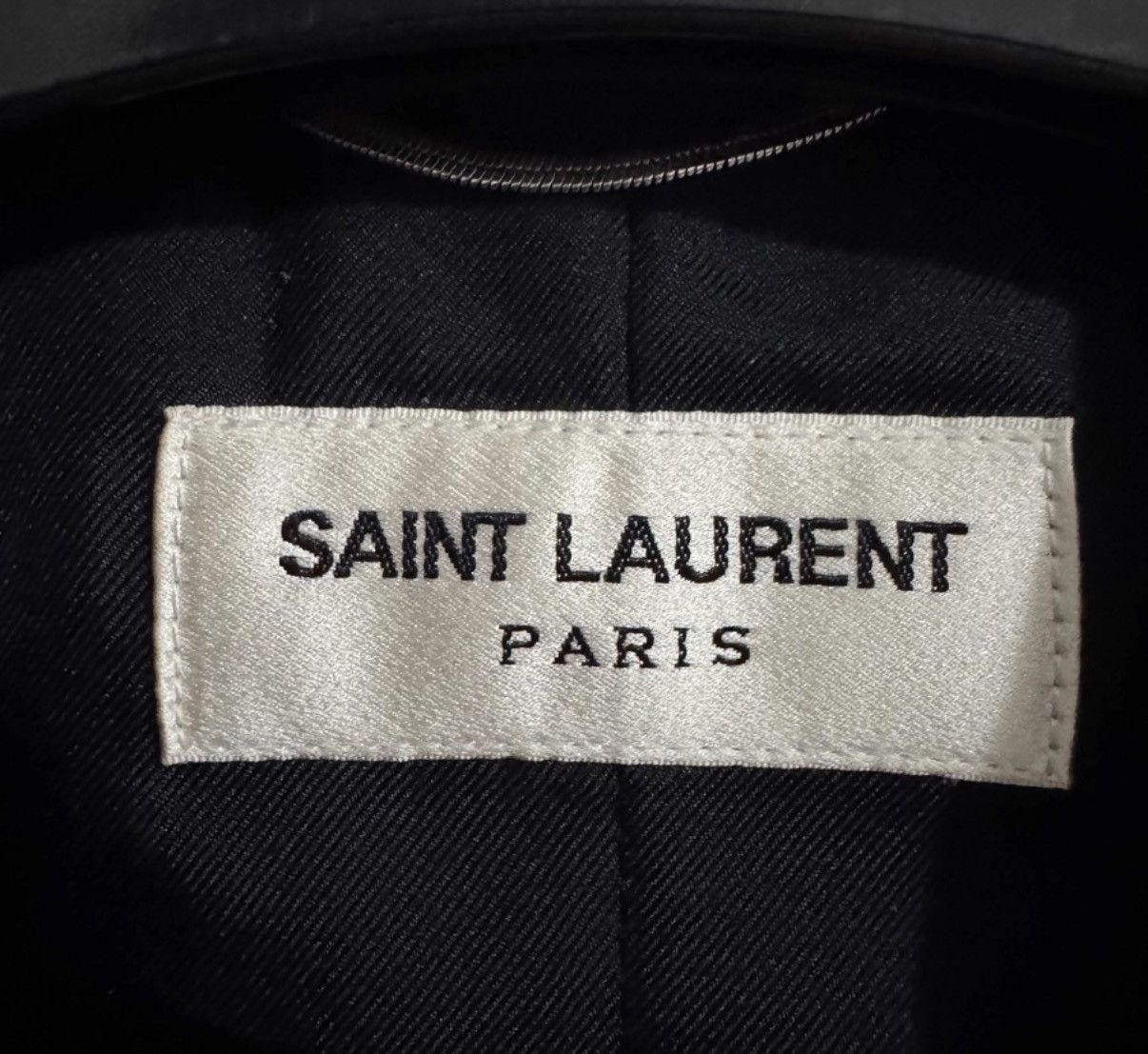Saint Laurent Paris Saint Laurent 14SS Satin Peak Lapel Blazer Size US XS / EU 42 / 0 - 5 Thumbnail