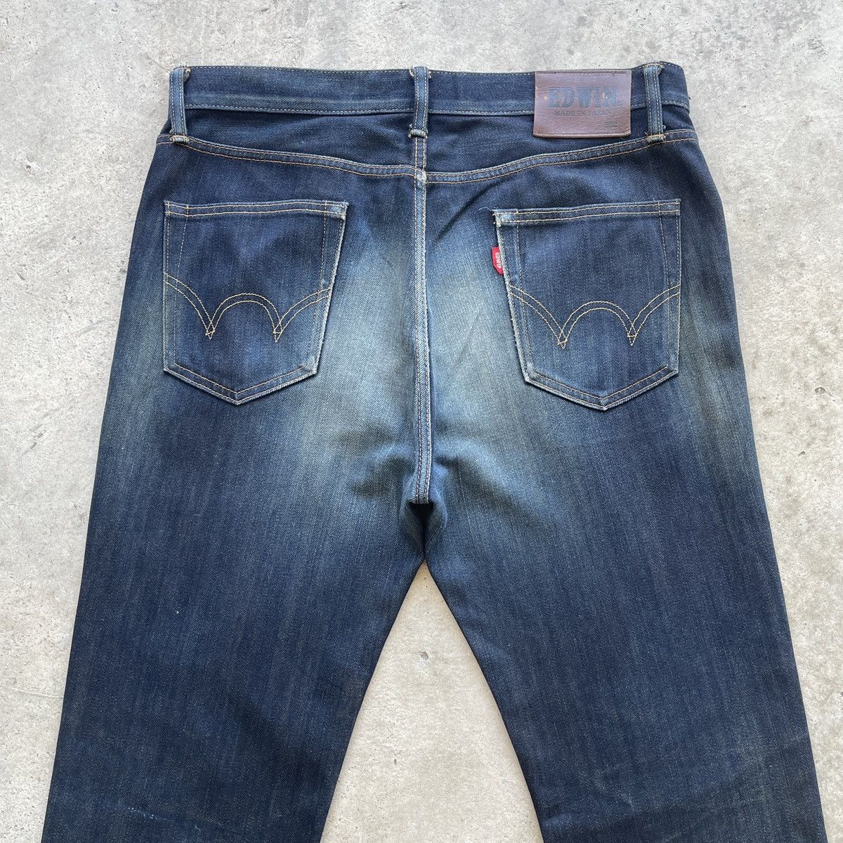Edwin Vintage Edwin 502 Made In Japan Rusty Jeans Distressed Pants Size US 34 / EU 50 - 9 Thumbnail