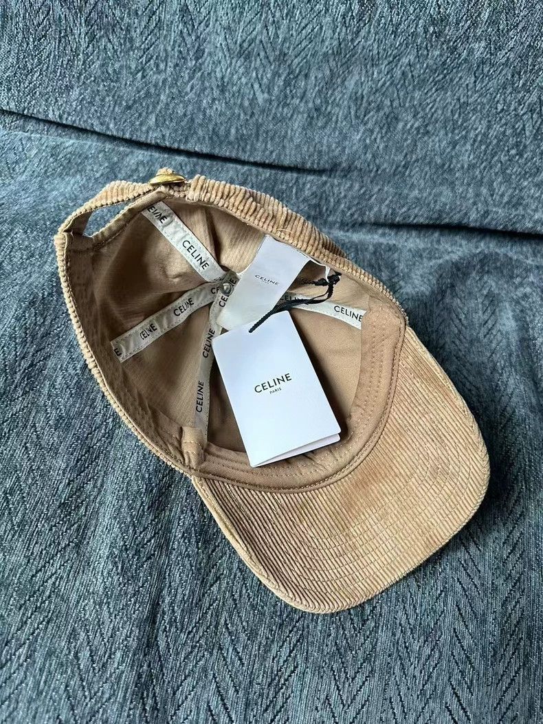 Celine Celine Corduroy Baseball Cap Size M Size ONE SIZE - 3 Thumbnail