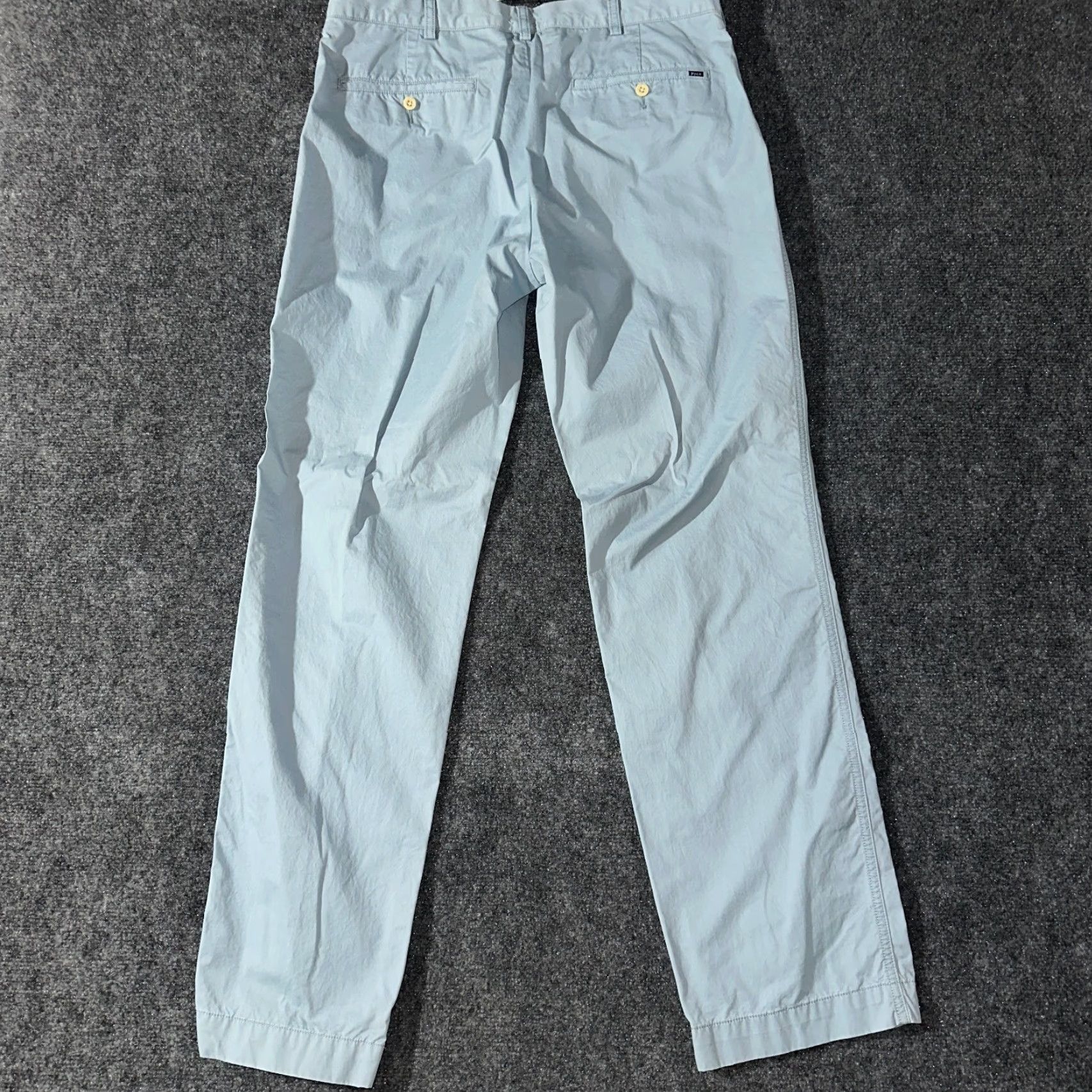 Polo Ralph Lauren Polo Ralph Lauren Pants Mens 36 Chino Straight Flat Front Cotton Gray Suffield Pant Vintage No Size US M / EU 48-50 / 2 - 6 Thumbnail