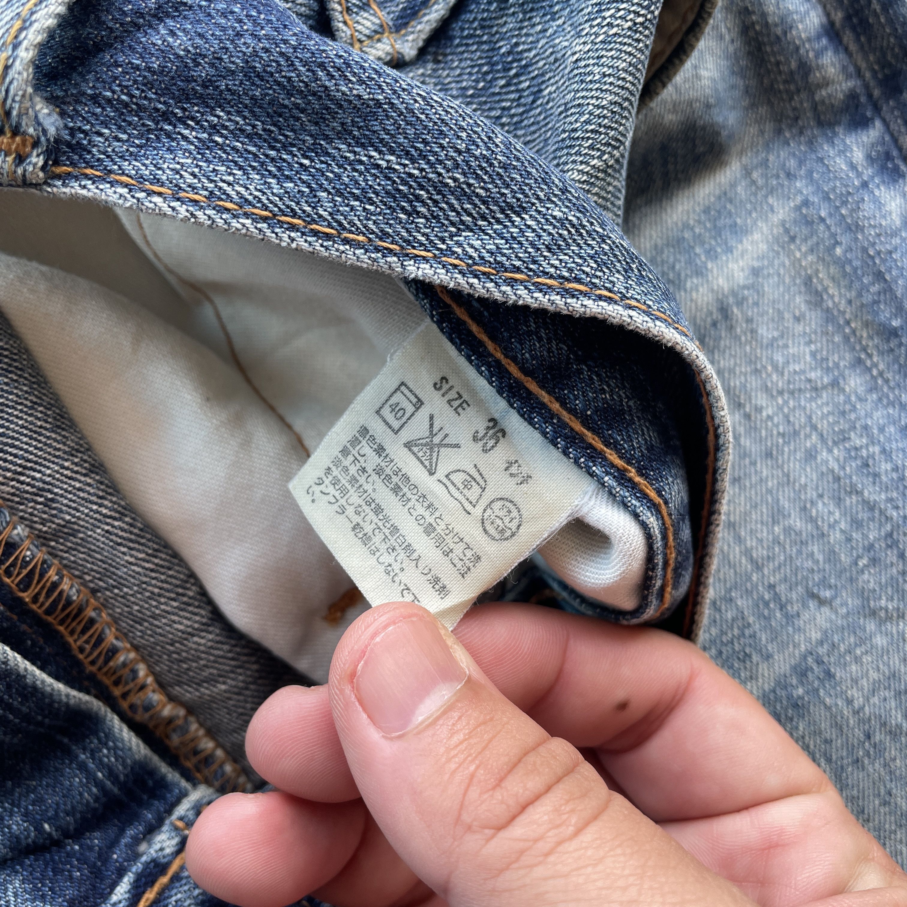 Jean × Levi's Vintage Levi’s 533 Jeans Denim Pants Faded W36 Size US 36 / EU 52 - 9 Thumbnail