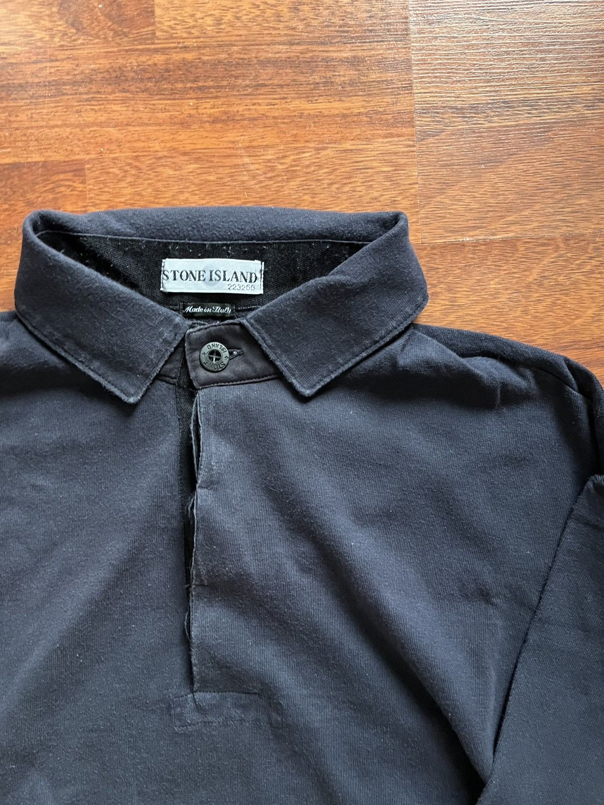 Stone Island Stone Island 2002/2004 SS long sleeves polo Size US L / EU 52-54 / 3 - 6 Thumbnail
