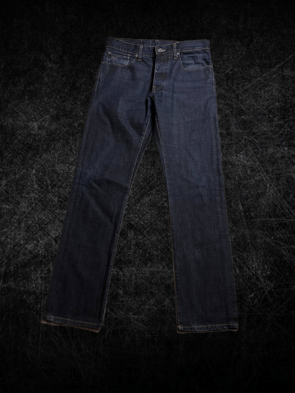 G-Star G-Star Men's Dark Wash 3301 STRAIGHT Button Fly JEANS Size US 33 - 1 Thumbnail