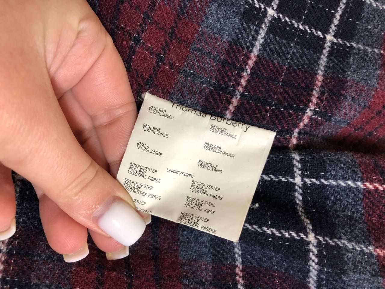 Vintage Vintage Thomas Burberry Warm Wool Coat Size XL Size US XL / EU 56 / 4 - 3 Thumbnail