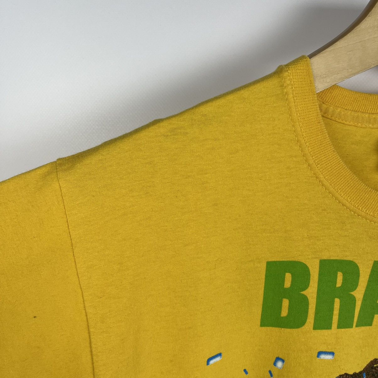Vintage Vintage Brazil 10 True football fans Humor y2k weed tee 90’s Size US S / EU 44-46 / 1 - 12 Thumbnail