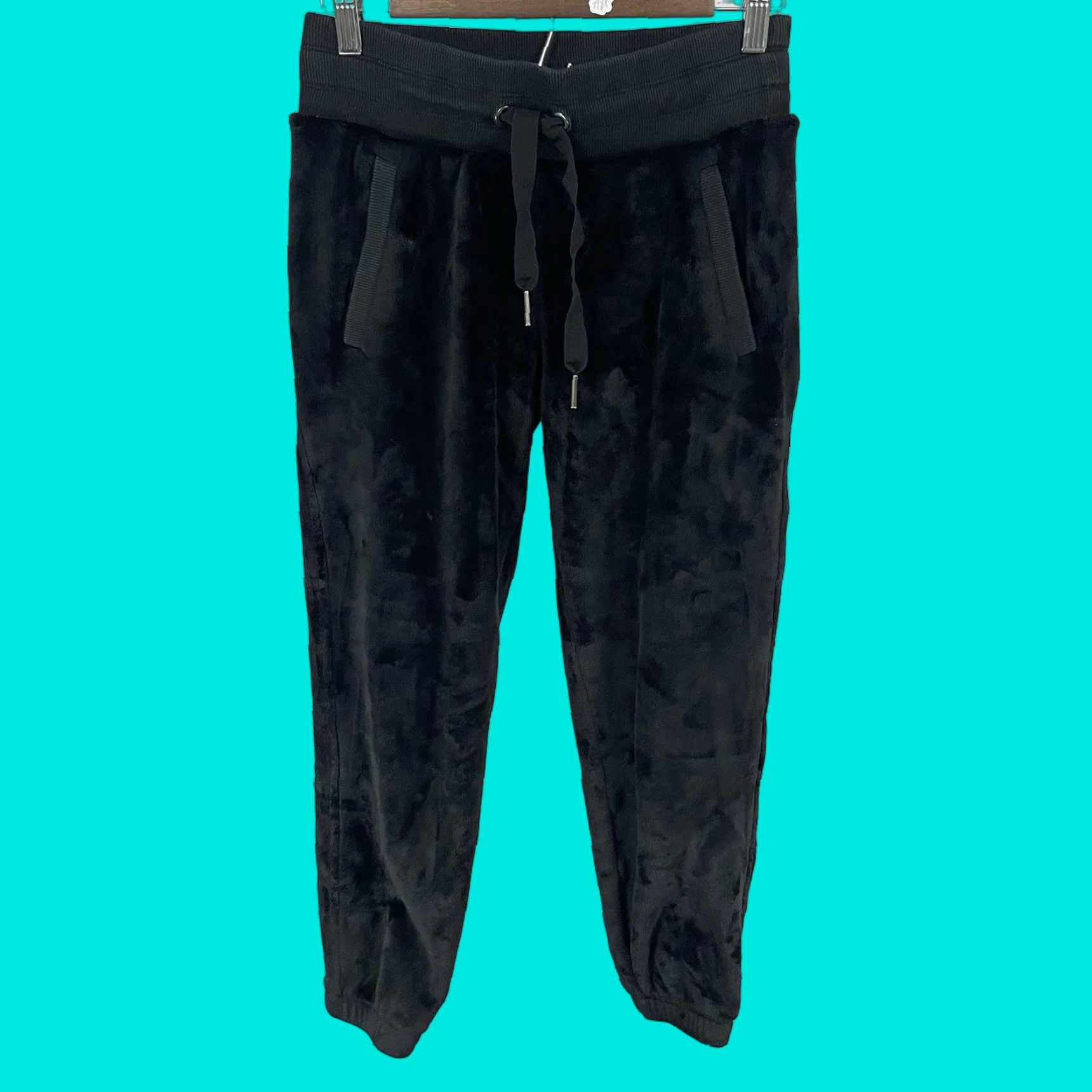 Athleta Athleta Black Double Cozy Karma Jogger Sweatpants XS Women's Pants Size 26" / US 2 / IT 38 - 1 Thumbnail