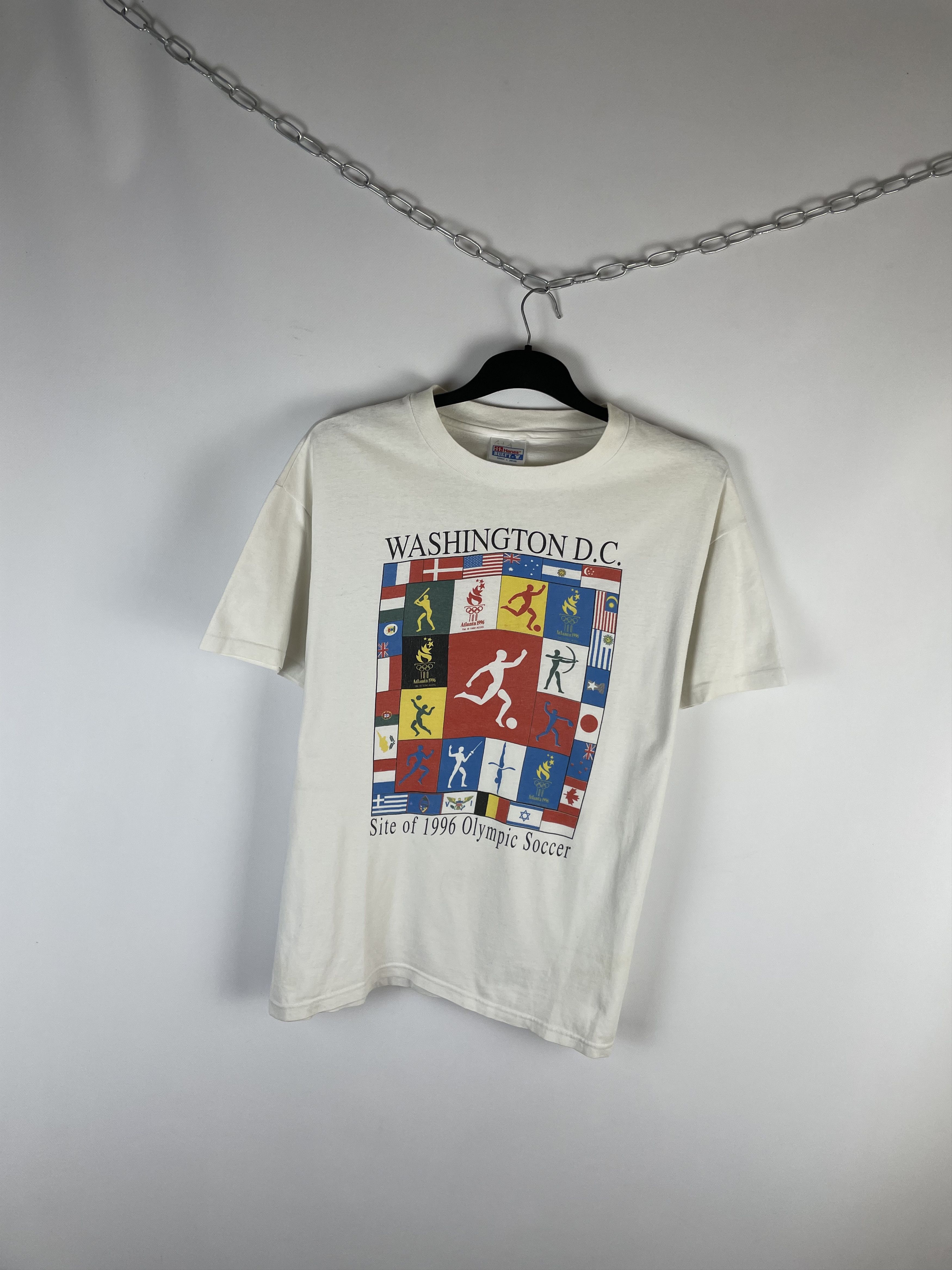 USA Olympics Vintage Washington 1996 Olympic Gamesn Tee Size US L / EU 52-54 / 3 - 2 Thumbnail