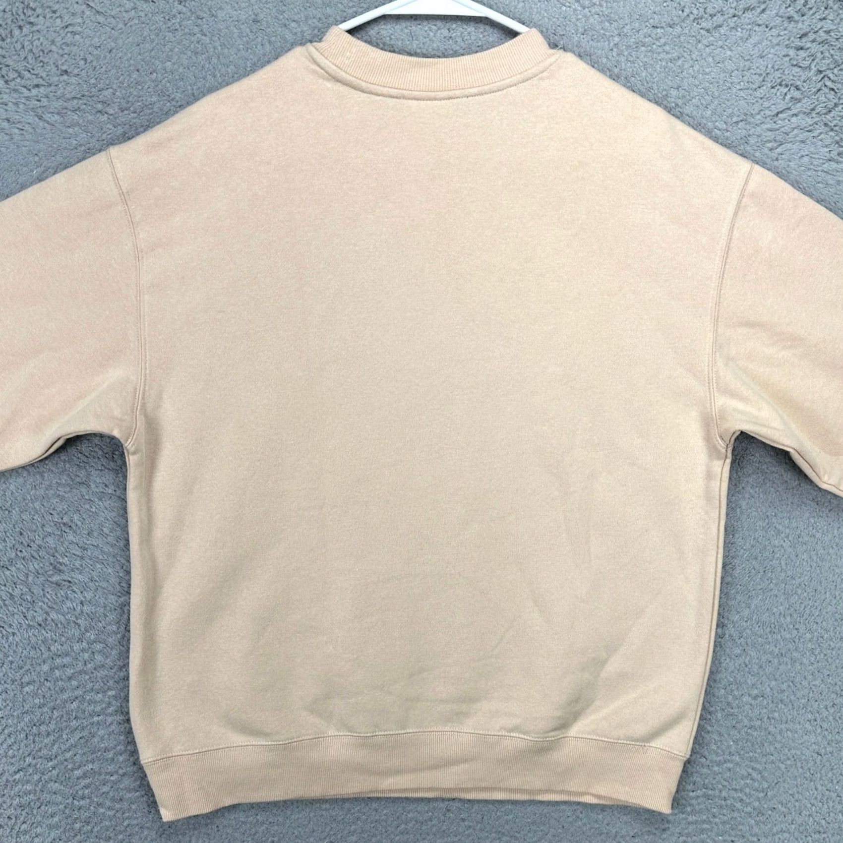 No Fear No Fear H&M Sweater Crewneck Mens Small Tan Brown The Skate Kitchen Fleece Lined NEW Size US S / EU 44-46 / 1 - 2 Thumbnail