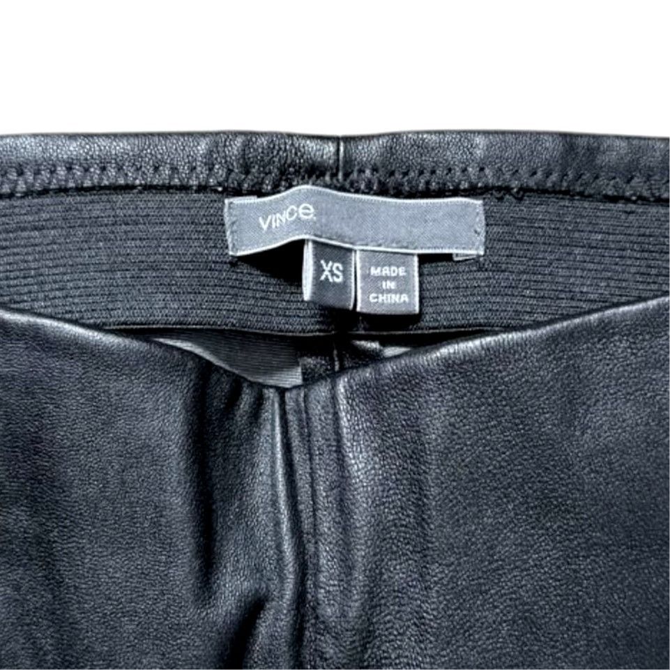 Vince Vince Black Leather Pants | Size XS Size 26" / US 2 / IT 38 - 5 Thumbnail