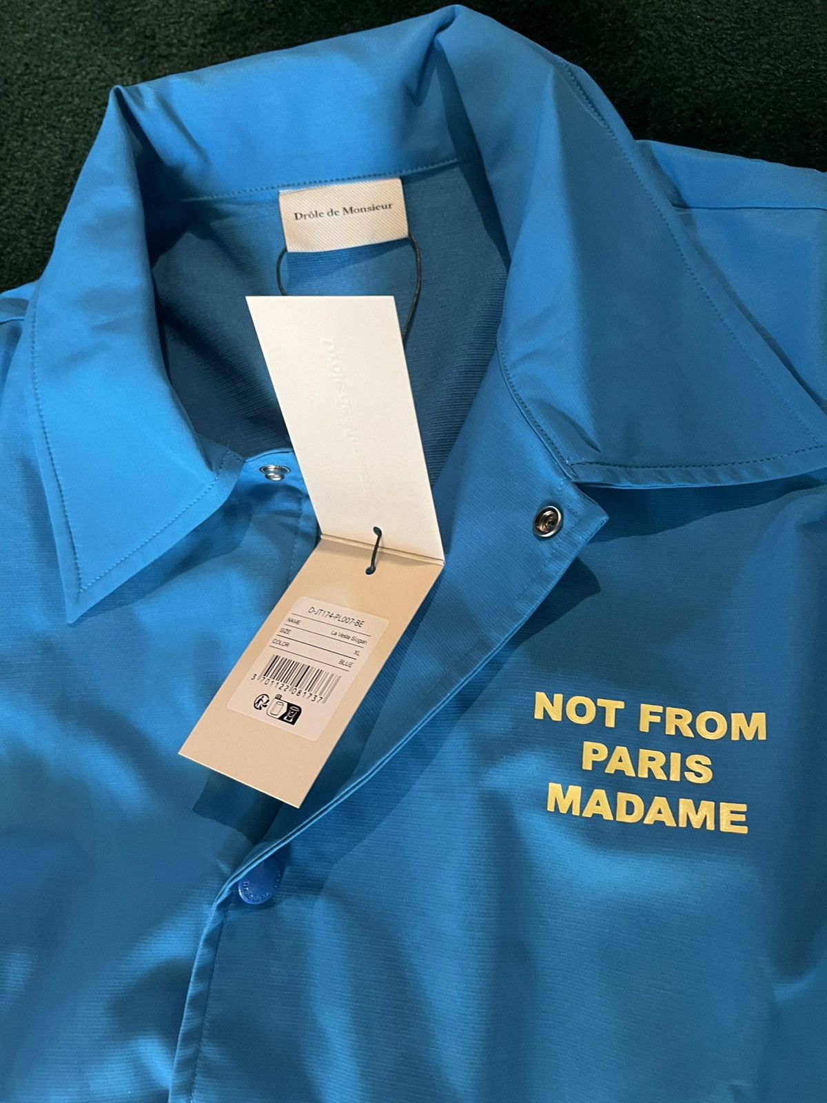 Drole De Monsieur La Veste Slogan Not From Paris Jacket Size US XL / EU 56 / 4 - 6 Thumbnail