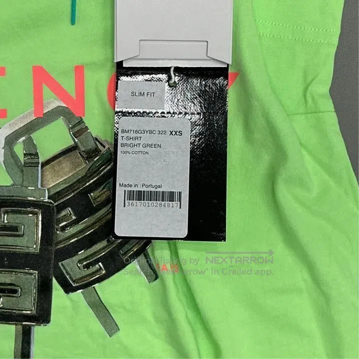 Givenchy Givenchy Logo Print Men's Short Sleeve T-Shirt. Size US XXS / EU 40 - 2 Thumbnail