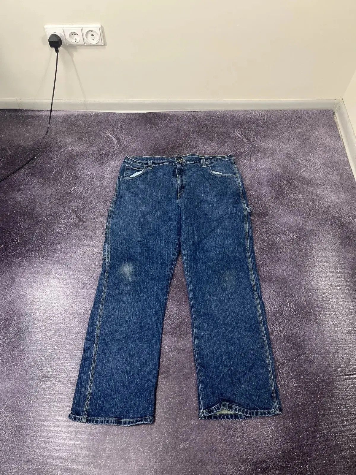 Dickies × Vintage Vintage Dickies USA Hype Work Blue Denim Baggy Jeans Size US 36 / EU 52 - 2 Thumbnail