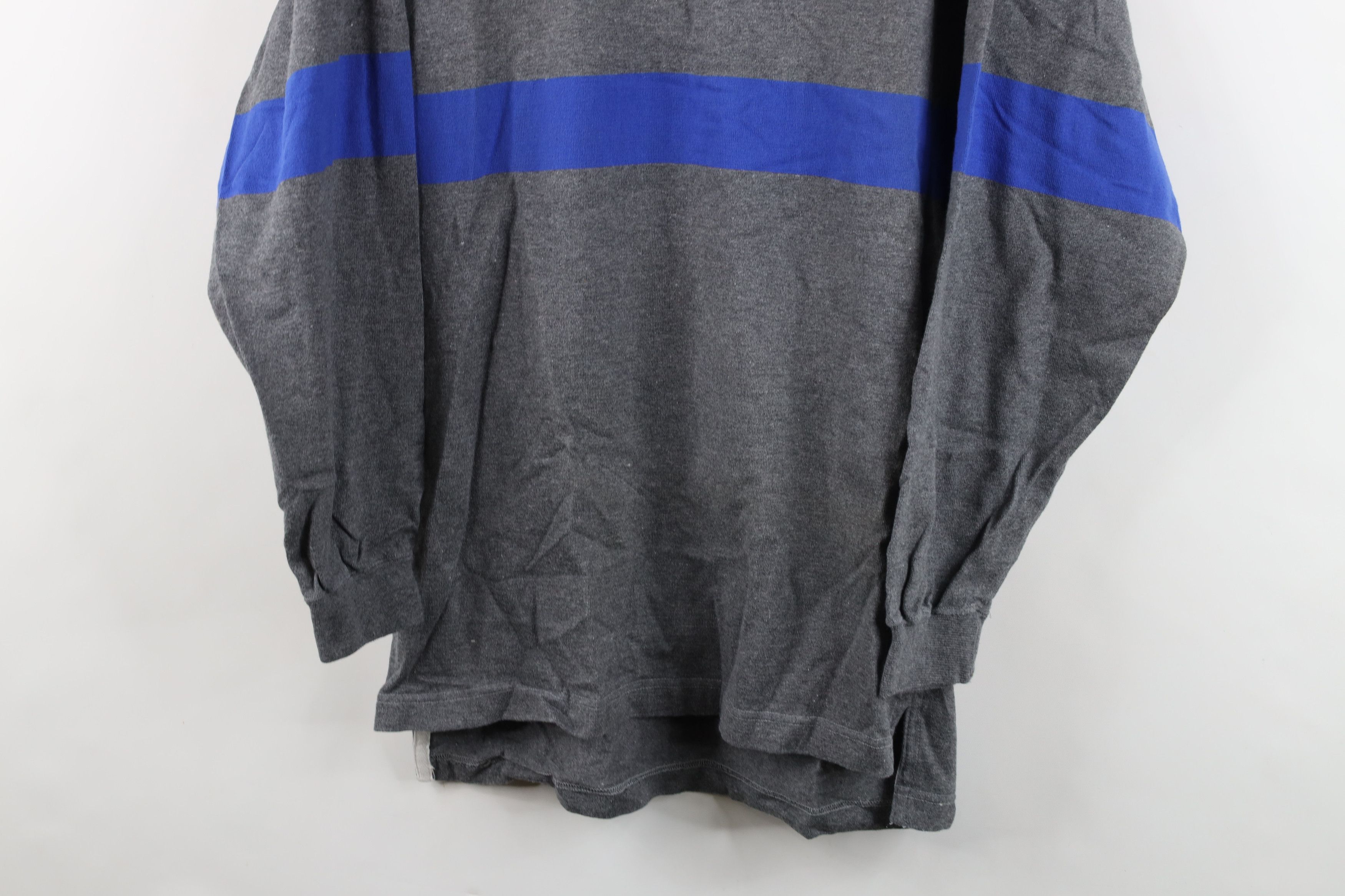 Vintage Vintage 90s Streetwear Block Half Zip Long Sleeve Rugby Polo Size US M / EU 48-50 / 2 - 3 Thumbnail
