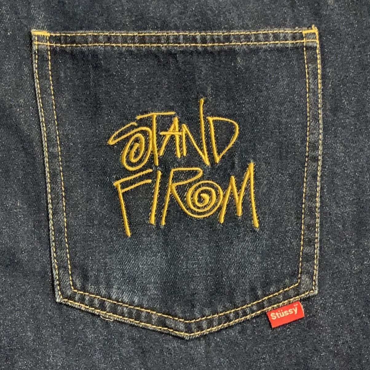 Stussy Vintage 2001 Old Stussy "Stand Firm" Rough & Rugged Jeans Size US 38 / EU 54 - 4 Thumbnail