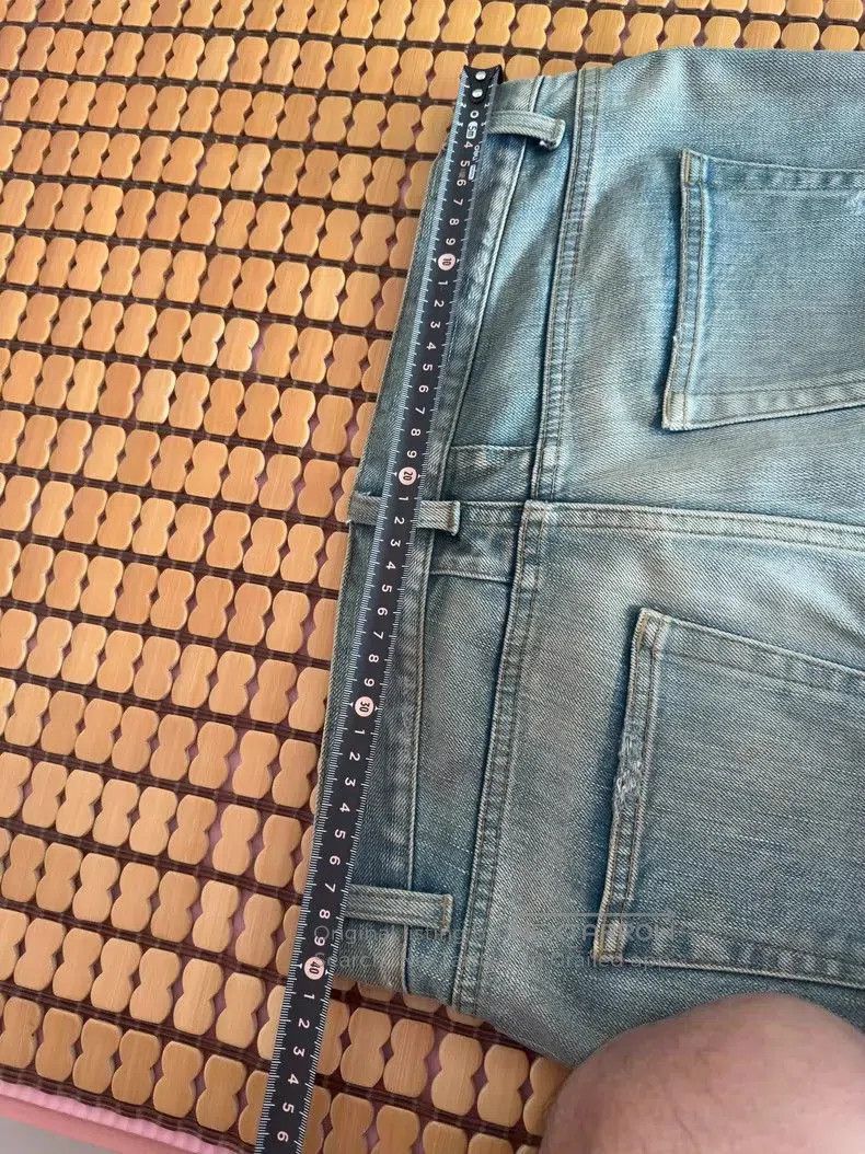 Saint Laurent Paris Saint Laurent Distressed Blue Denim Jeans. Size US 30 / EU 46 - 3 Thumbnail