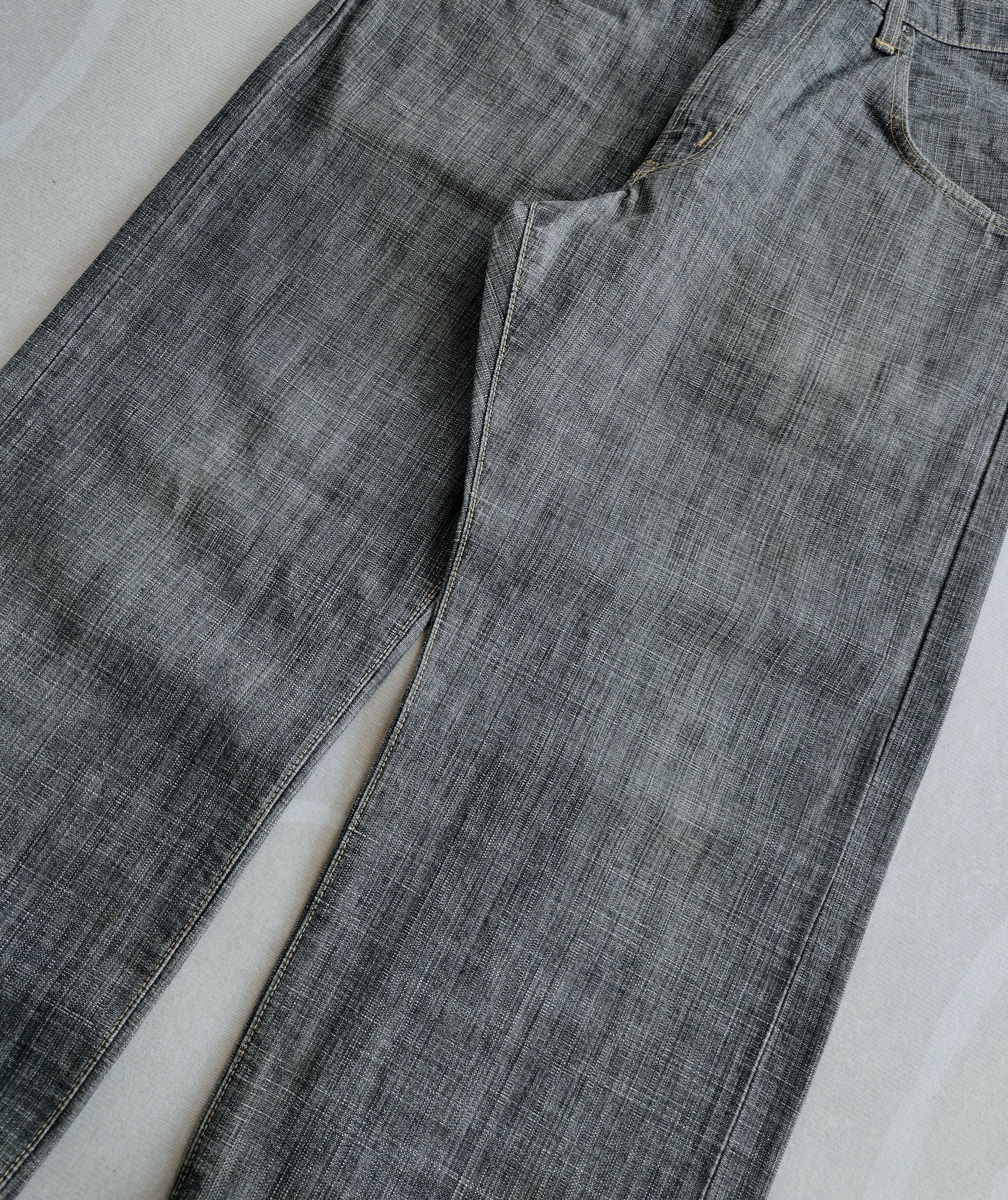 Edwin Edwin Japan 505D Selvedge Denim Charcoal Grey Loose Straight Size US 32 / EU 48 - 6 Thumbnail