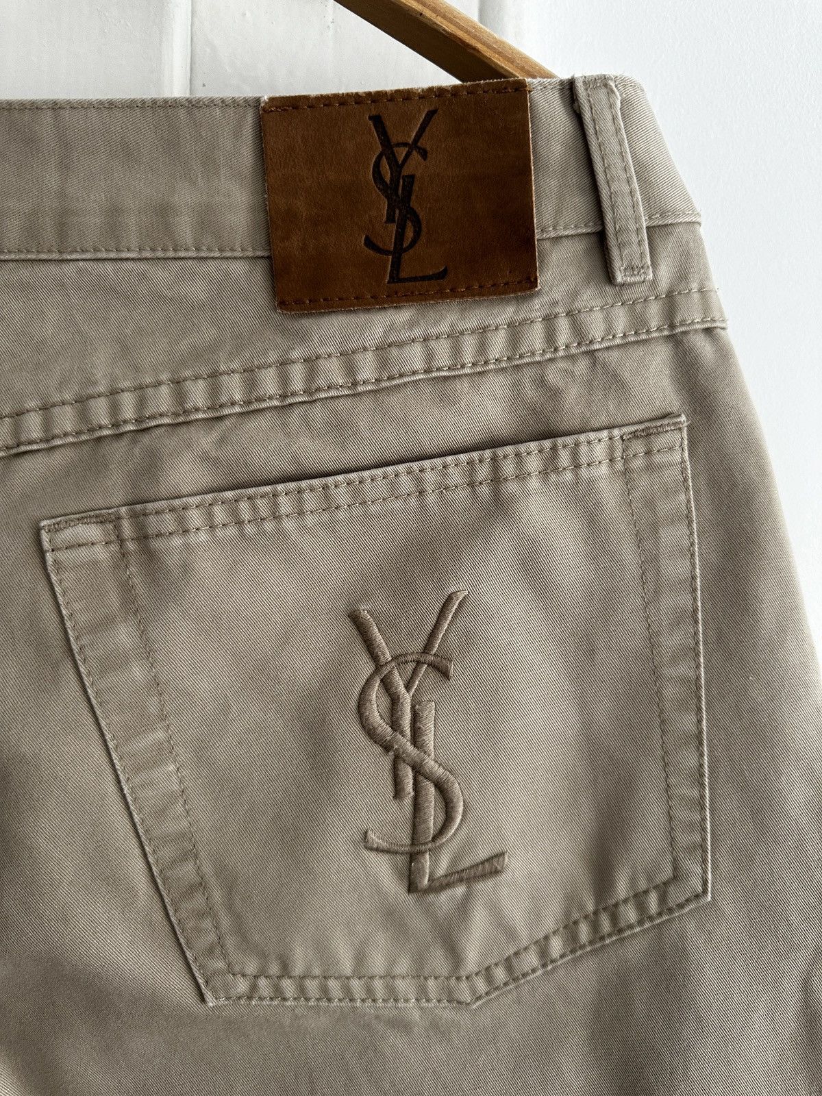 Yves Saint Laurent Yves Saint Laurent x jeans x vintage x 90s x drip Size US 34 / EU 50 - 6 Thumbnail