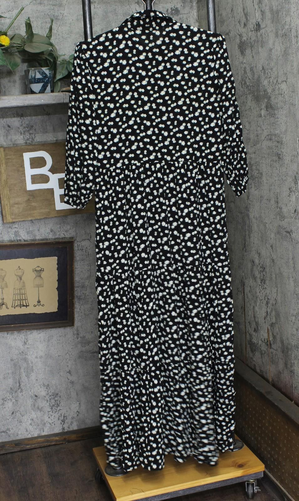 Other Nwt Ny Collection Tiered Maxi Dress Pcod0984 Black Multi M Size M / US 6-8 / IT 42-44 - 2 Thumbnail
