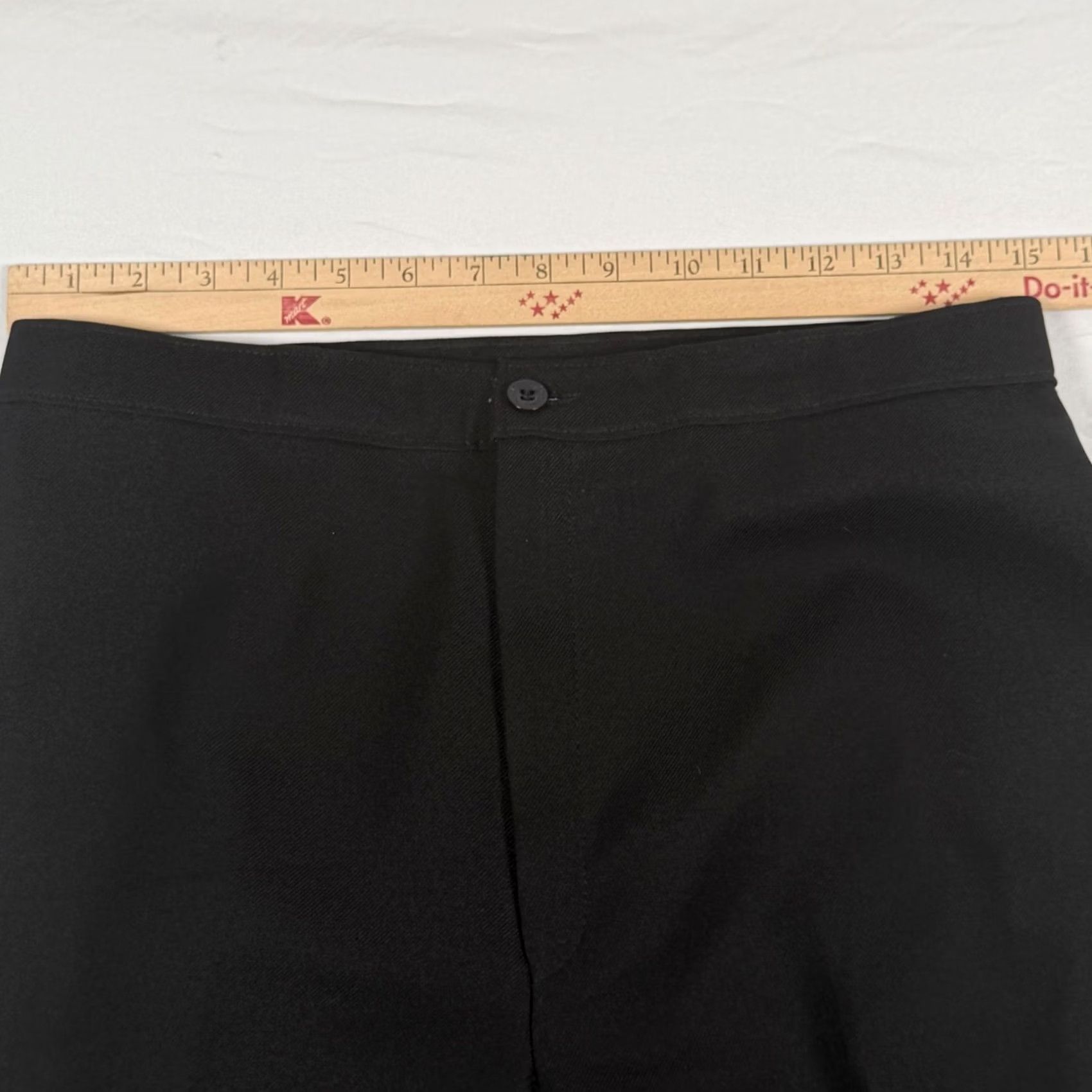Levi's VINTAGE Levi's Dress Pants Women 14 Straight Leg Black Twill High Rise Career Workwear United States Pants Size 36" / US 14 / IT 50 - 5 Thumbnail