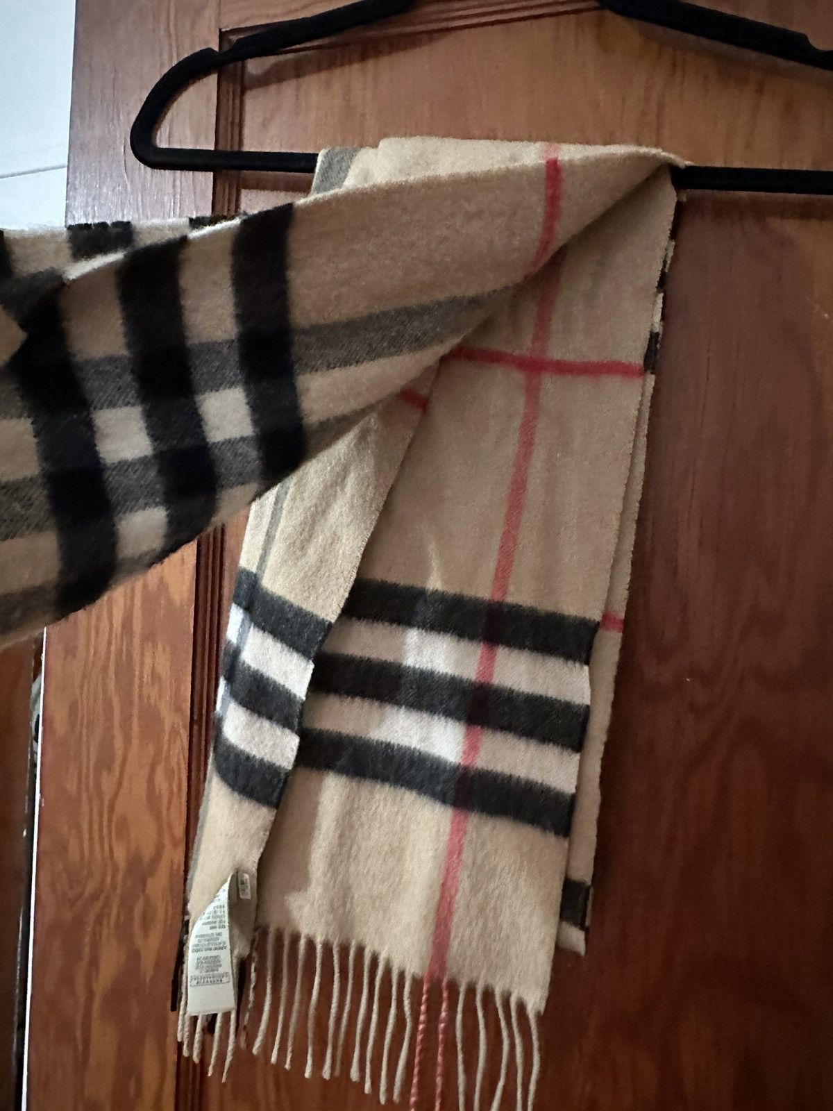 Burberry Burberry Classic Check Cashmere Scarf Size ONE SIZE - 4 Thumbnail