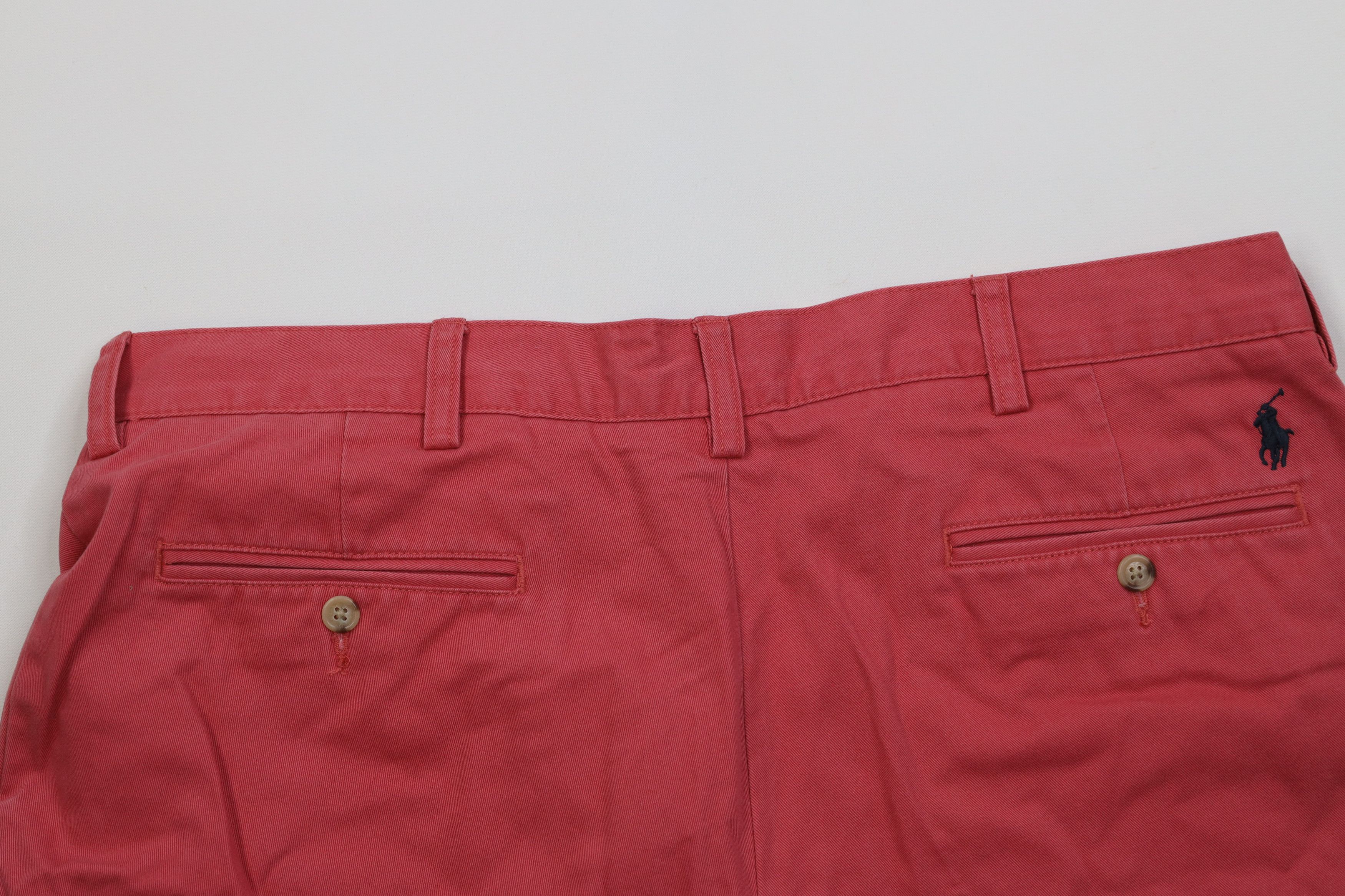 Ralph Lauren Vintage 90s Ralph Lauren Above Knee Chino Shorts Pink Cotton Size US 36 / EU 52 - 10 Thumbnail