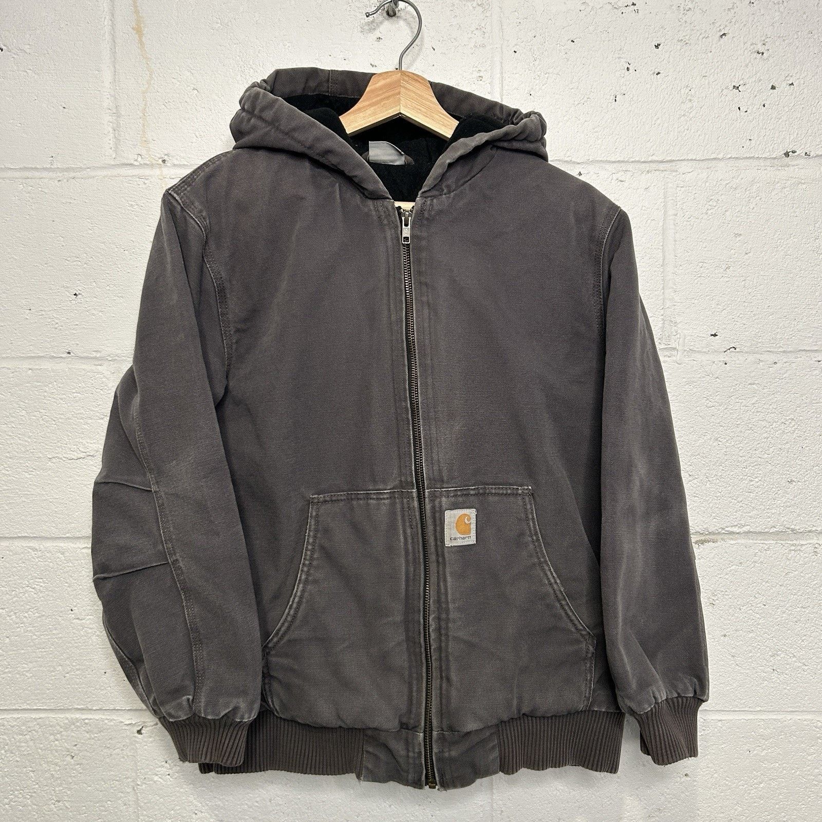 Carhartt Vintage Carhartt Hooded Active Jacket “Grey” Size XS / US 0-2 / IT 36-38 - 1 Thumbnail