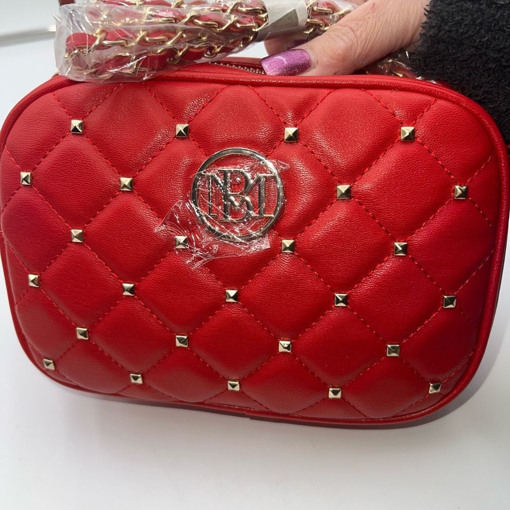 Badgley Mischka Badgley Mischka Vegan Leather Diamond Quilted Camera Bag wit Size ONE SIZE - 5 Thumbnail