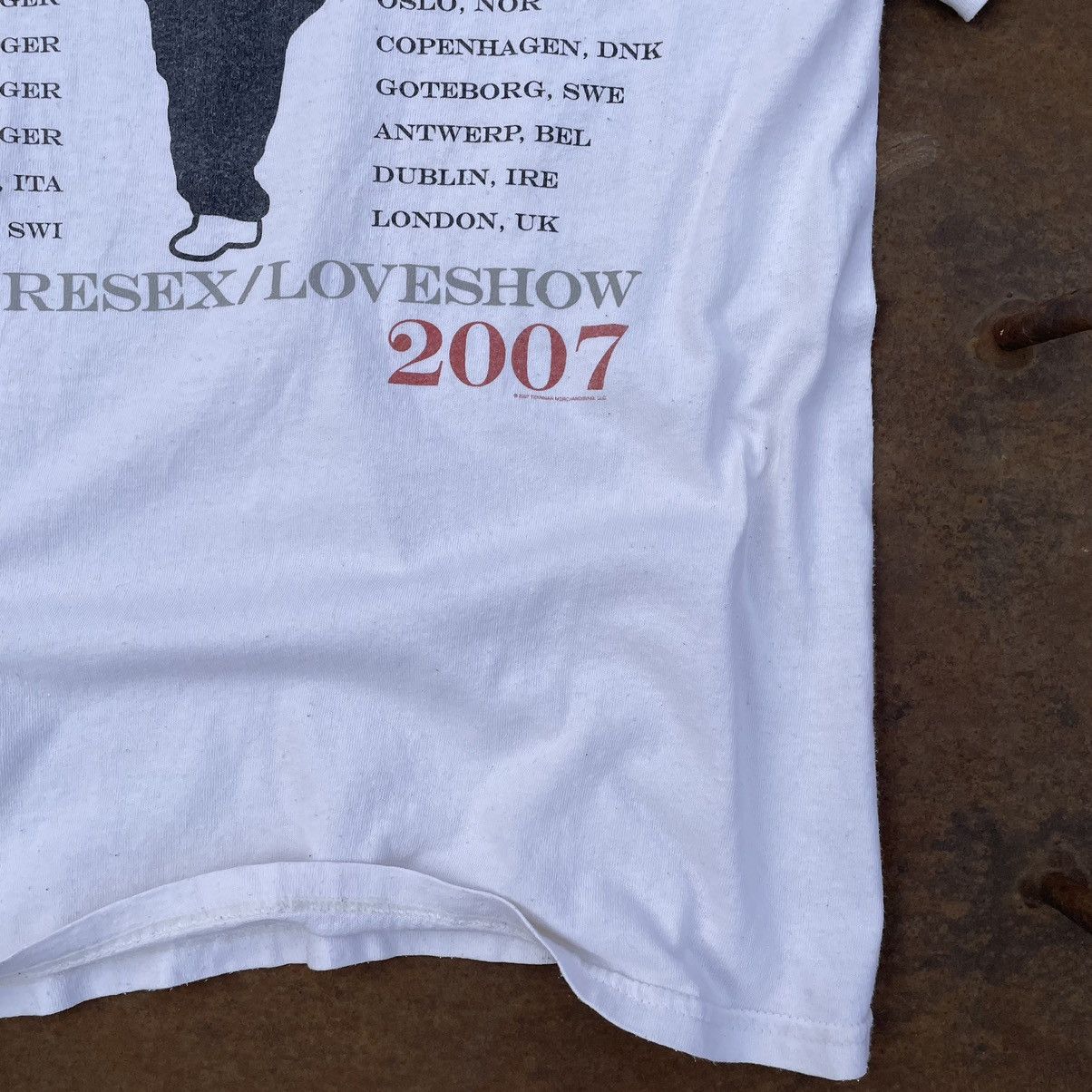 Band Tees × Le Grande Bleu (L.G.B.) Vintage Justin Timberlake T-shirts Logo 2007 Y2K Overprint Size US S / EU 44-46 / 1 - 10 Thumbnail