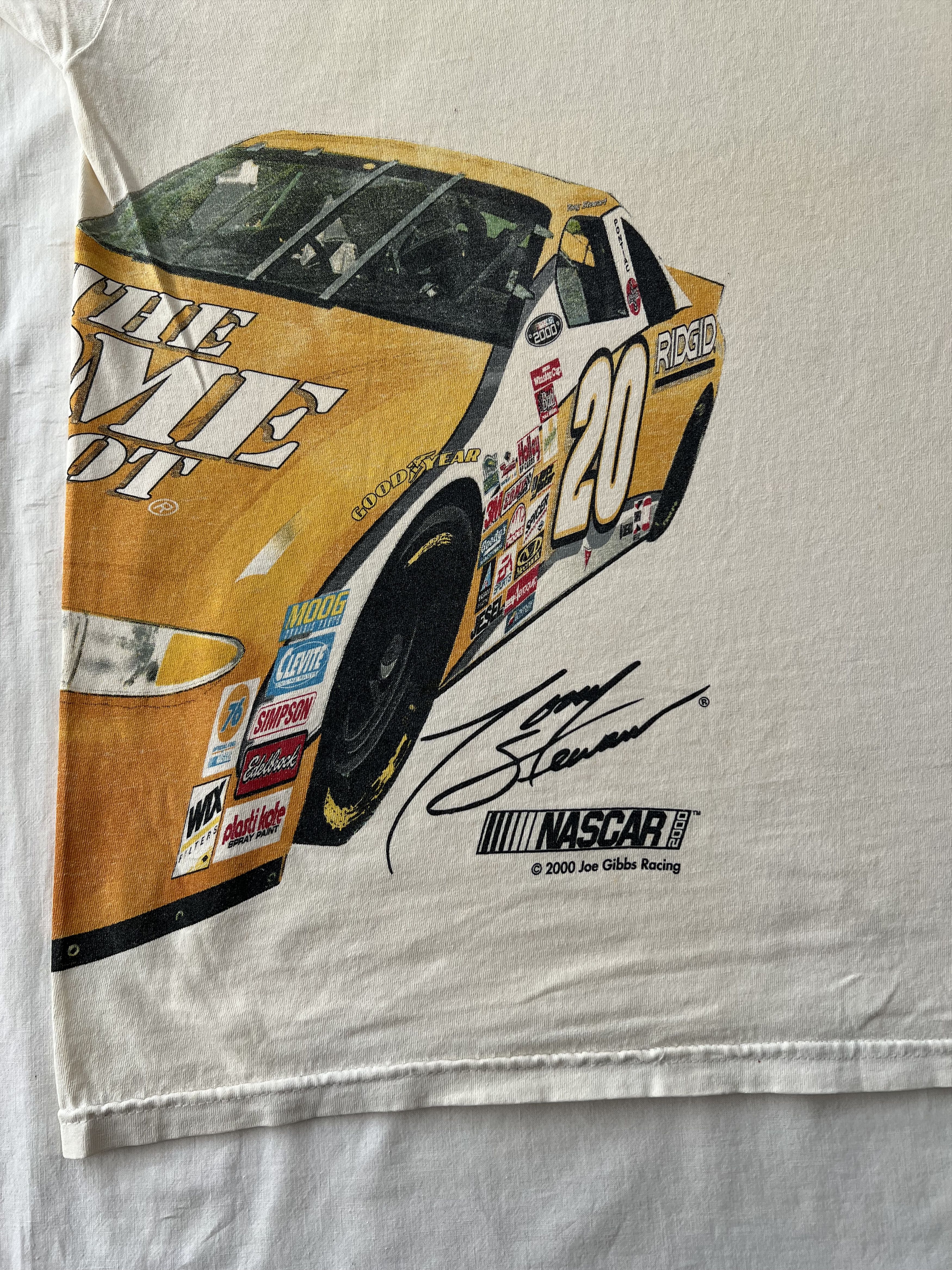NASCAR Vintage 2000 Tony Stewart Pontiac Grand Prix Nascar T-shirt Size US XL / EU 56 / 4 - 20 Thumbnail