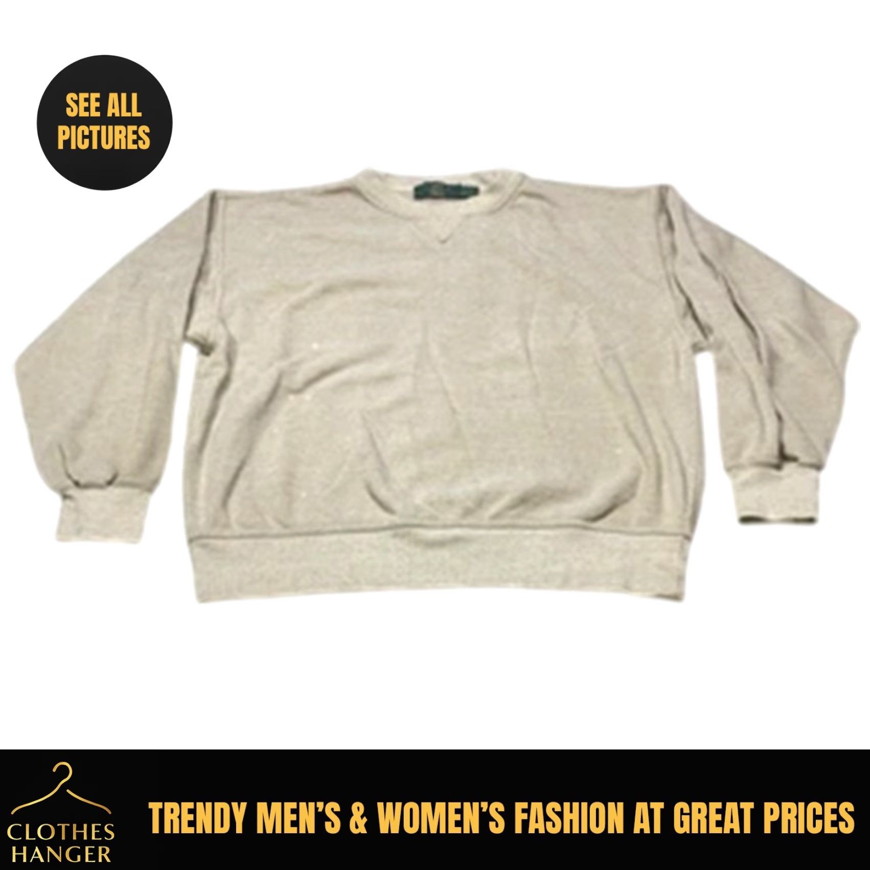 Orvis Orvis Sweatshirt Mens Medium Beige Heavyweight Crew Neck Long Sleeves 7518 Mens Size US M / EU 48-50 / 2 - 2 Thumbnail