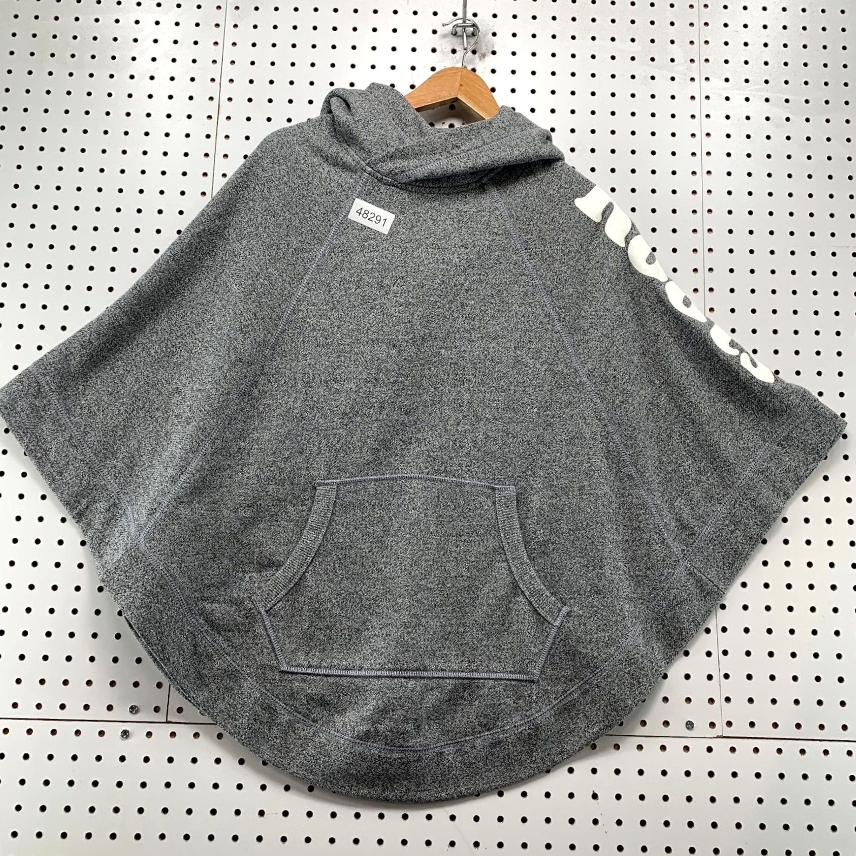 Roots Roots Fleece Hoodie Poncho Adult OS Gray Beaver Logo Canada NWT Hooded XS? Size US XXS / EU 40 - 2 Thumbnail