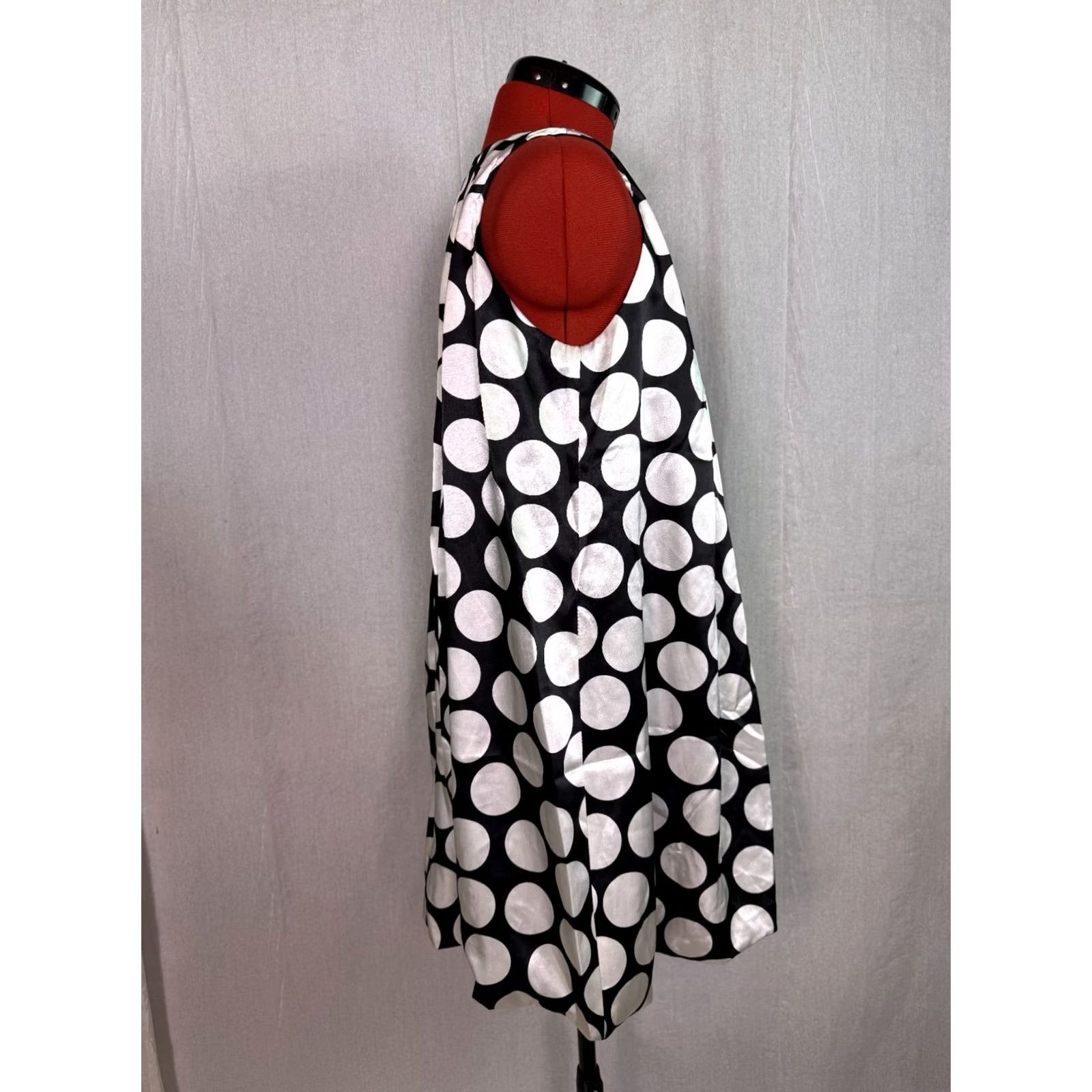 Layer 8 Sandra Darren Womens Dress L Polka Dot Sleeveless Layer Multicolor D873 Size L / US 10 / IT 46 - 5 Thumbnail
